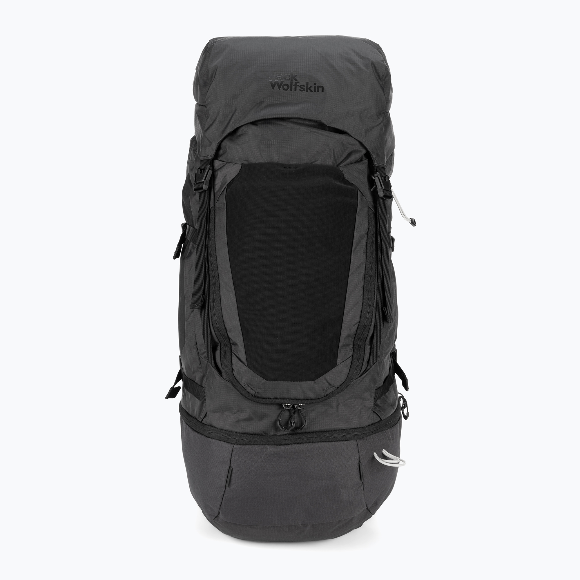 Rucsac de trekking Jack Wolfskin Highland Trail 55+5 negru 2010091 (Highland Trail 55+5 2010091)