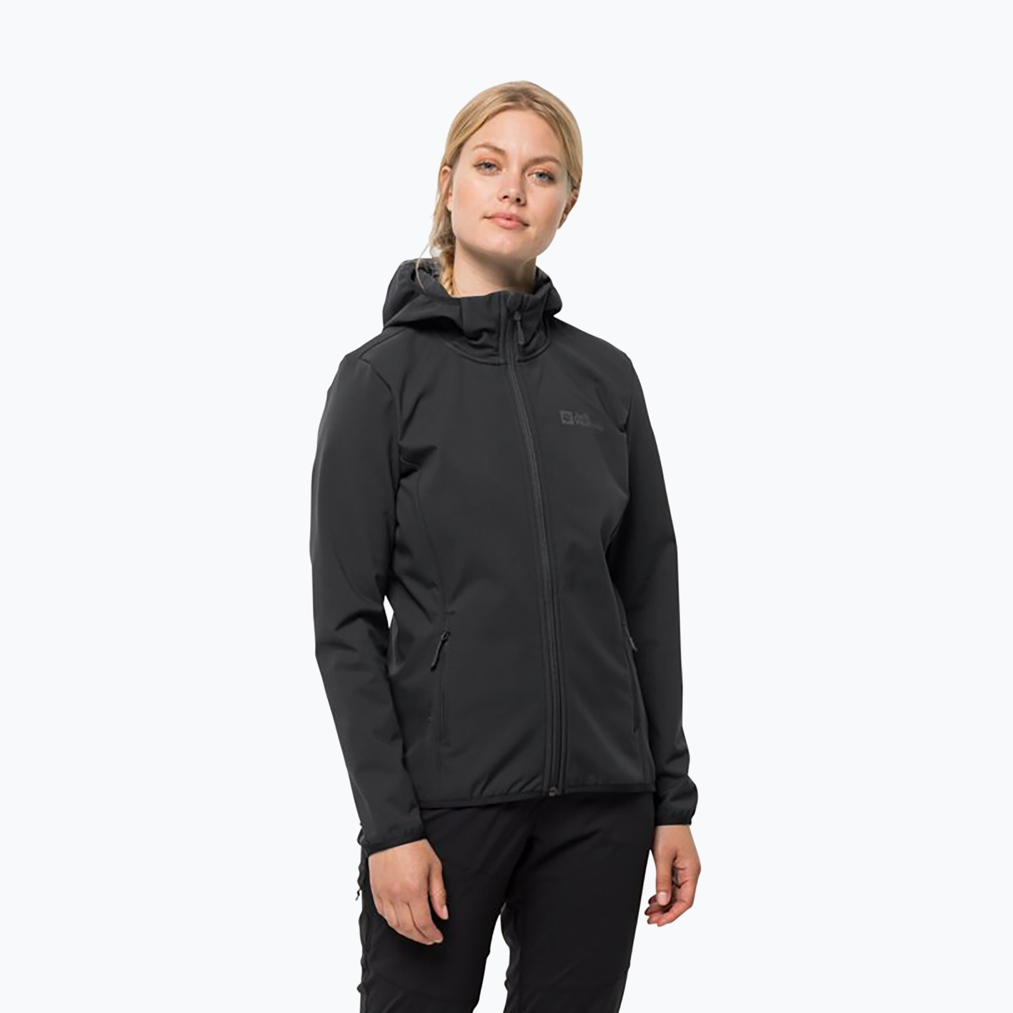 Jack Wolfskin Bornberg Hoody jachetă softshell pentru femei negru 1307691 (Bornberg Hoody 1307691)