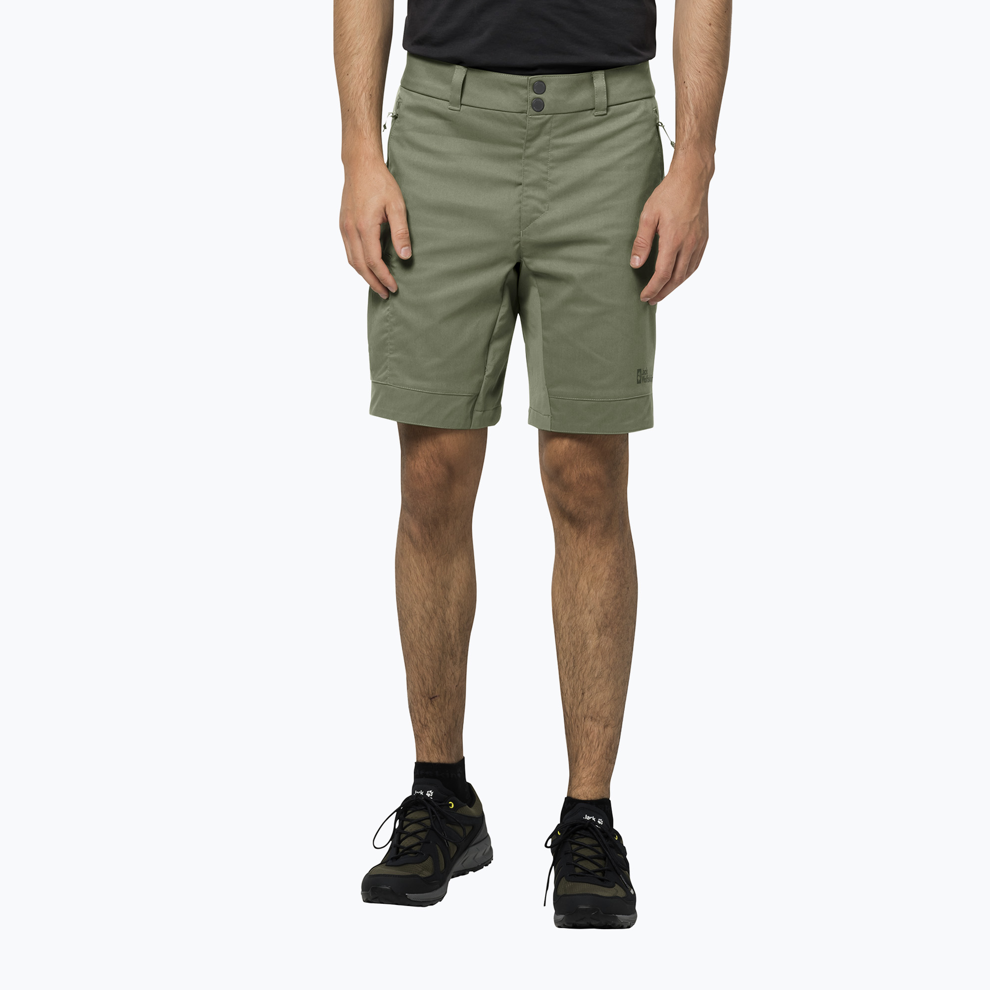 Pantaloni scurți de trekking pentru bărbați Jack Wolfskin Activate Tour verde 1507441