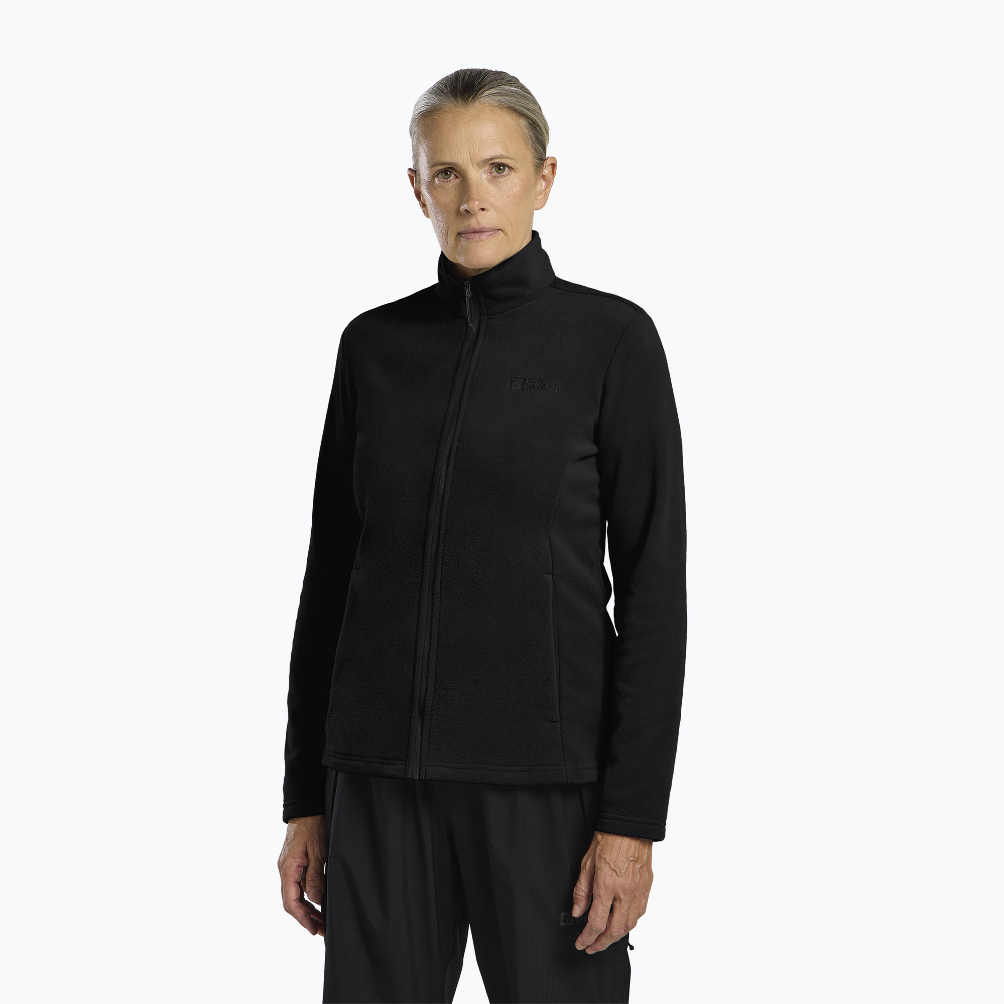 Bluză pentru femei Jack Wolfskin Taunus Fz black (Taunus Fz 1711391_6000)