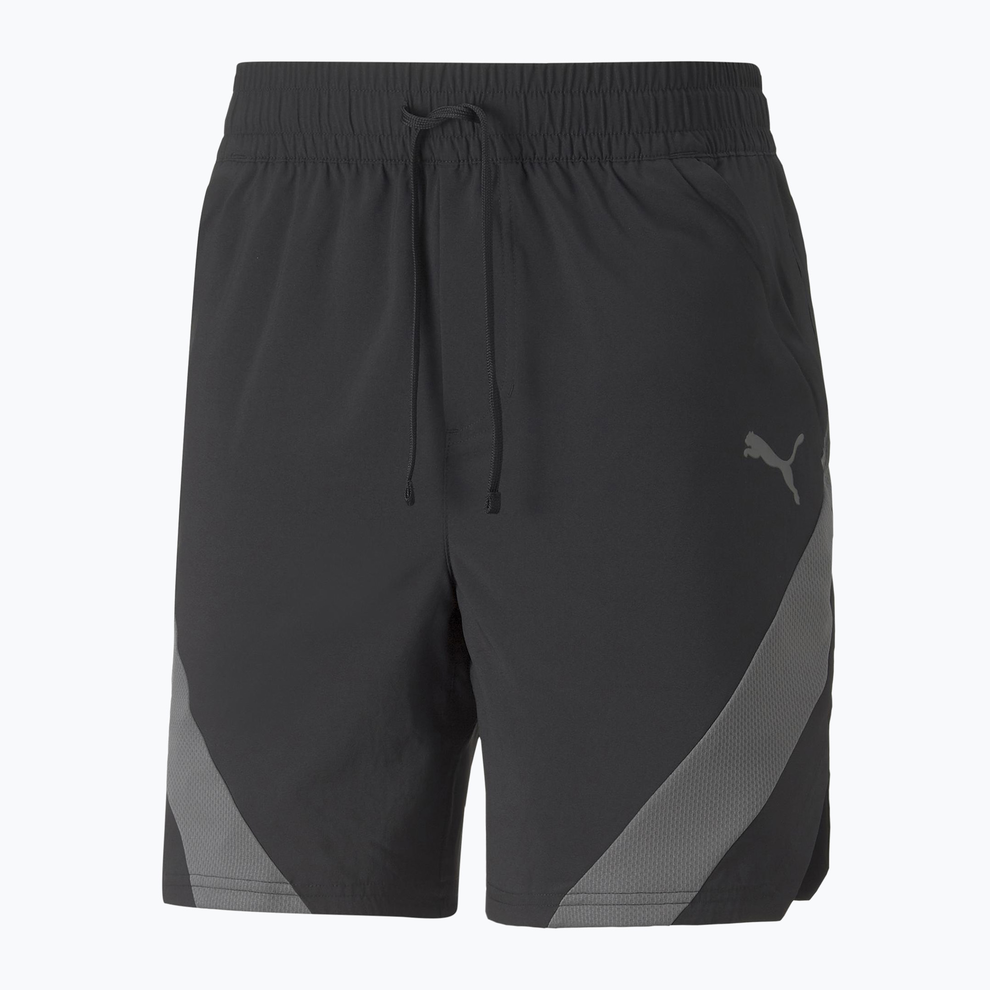 Pantaloni scurți de antrenament pentru bărbați  PUMA Train Fit Woven 7" negri 52213201 (Train Fit Woven 7" 522132 01)