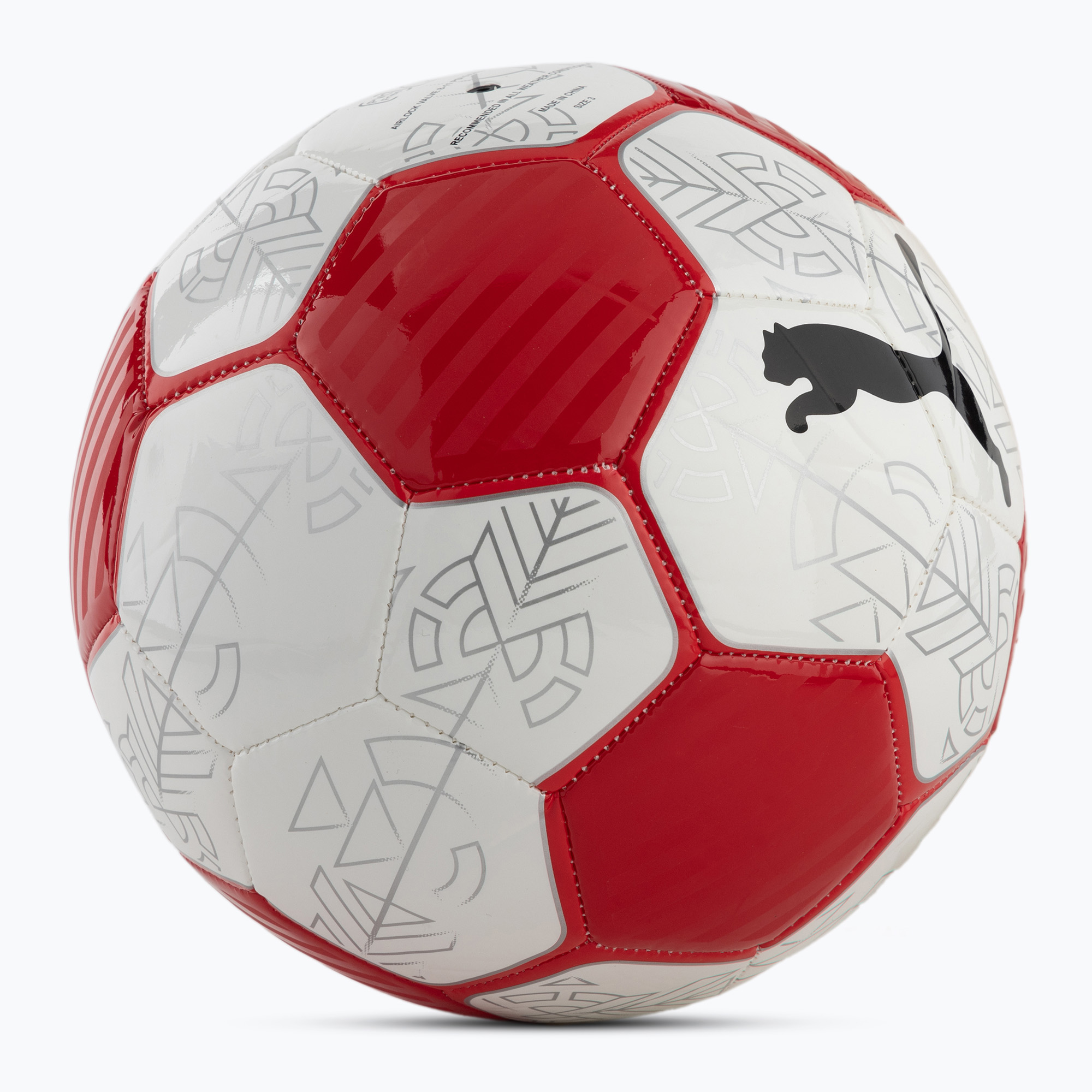 Minge de fotbal PUMA Prestige puma white/puma red/puma black mărimea 3 (Prestige 083992 02)