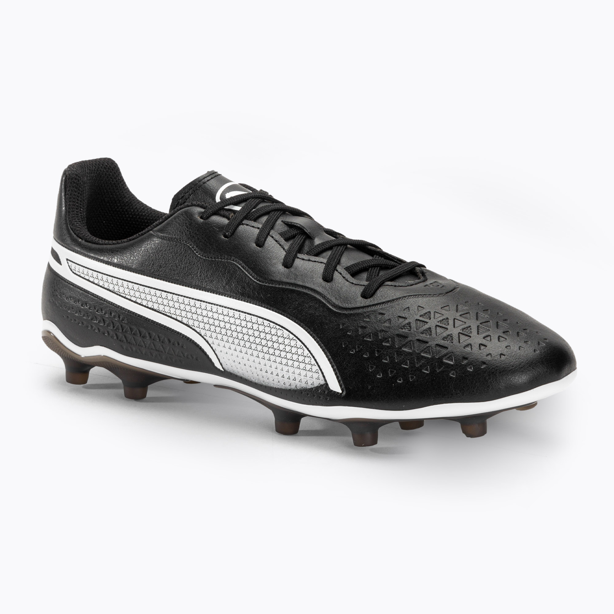 Cizme de fotbal pentru bărbați PUMA King Match FG/AG puma negru/puma alb (King Match Fg/Ag 107570 01)