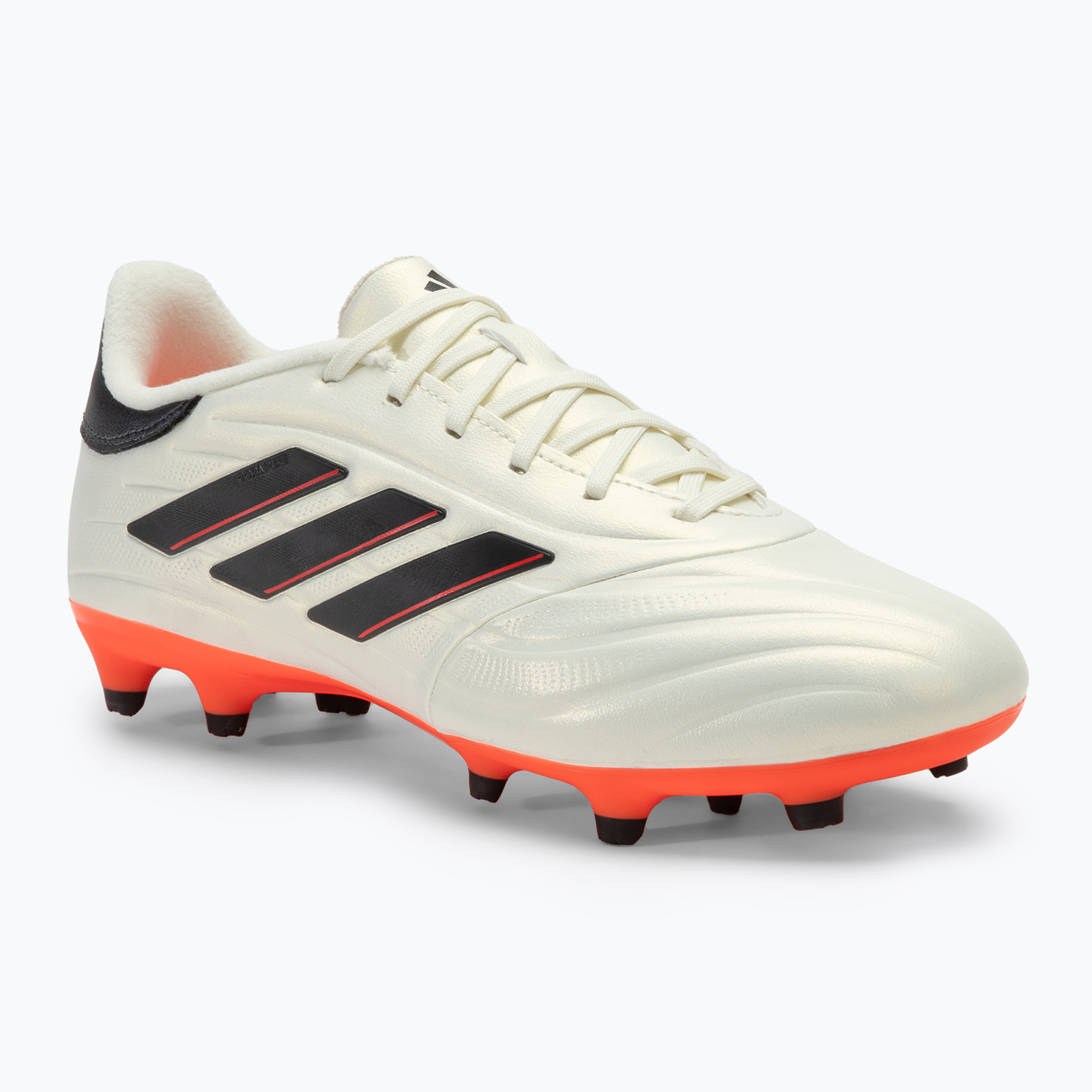 Încălțăminte de fotbal  adidas Copa Pure II League FG ivory/core black/solar red (Copa Pure II League IF5448)