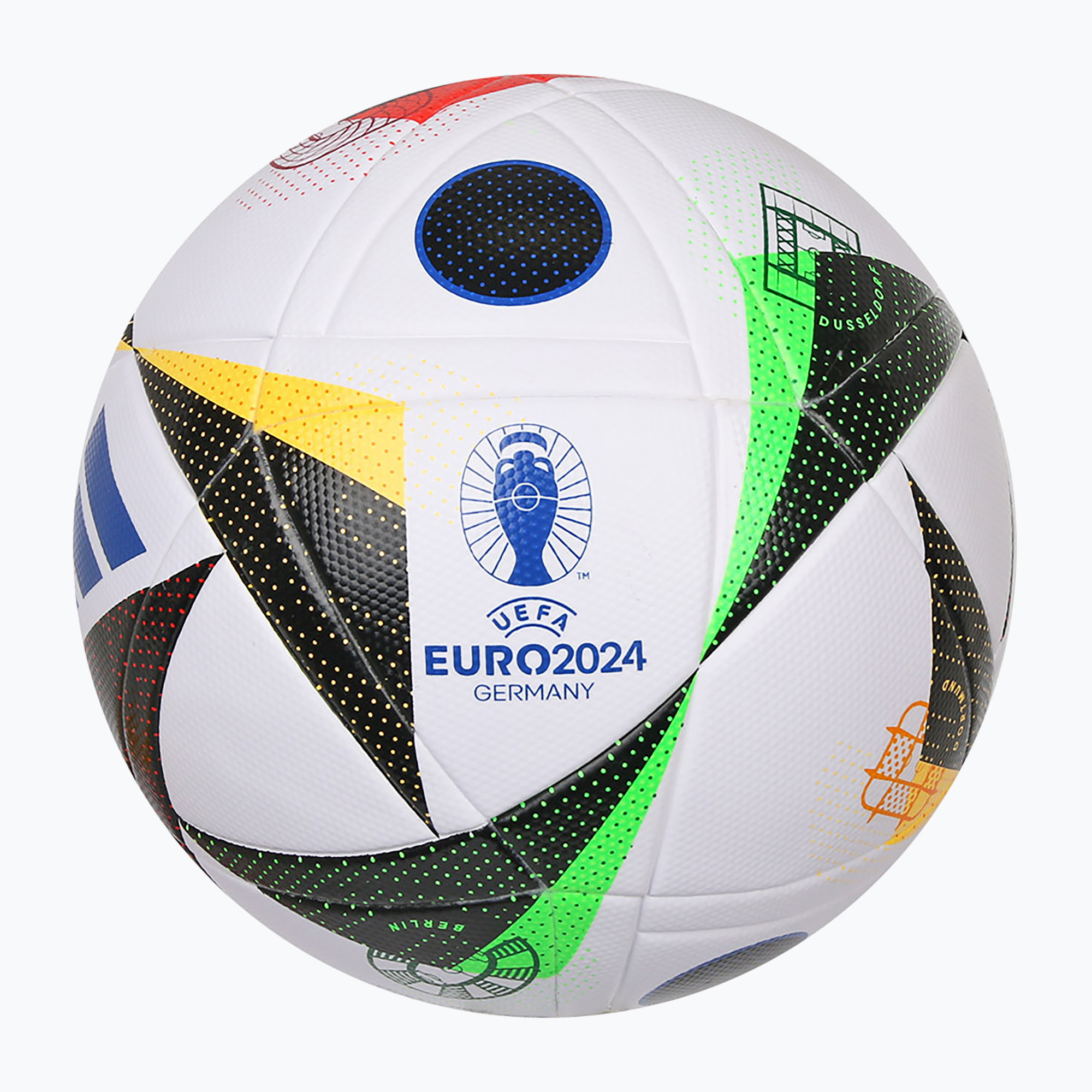 Minge de fotbal adidas Fussballliebe 2024 League Box white/black/glow blue mărime 4