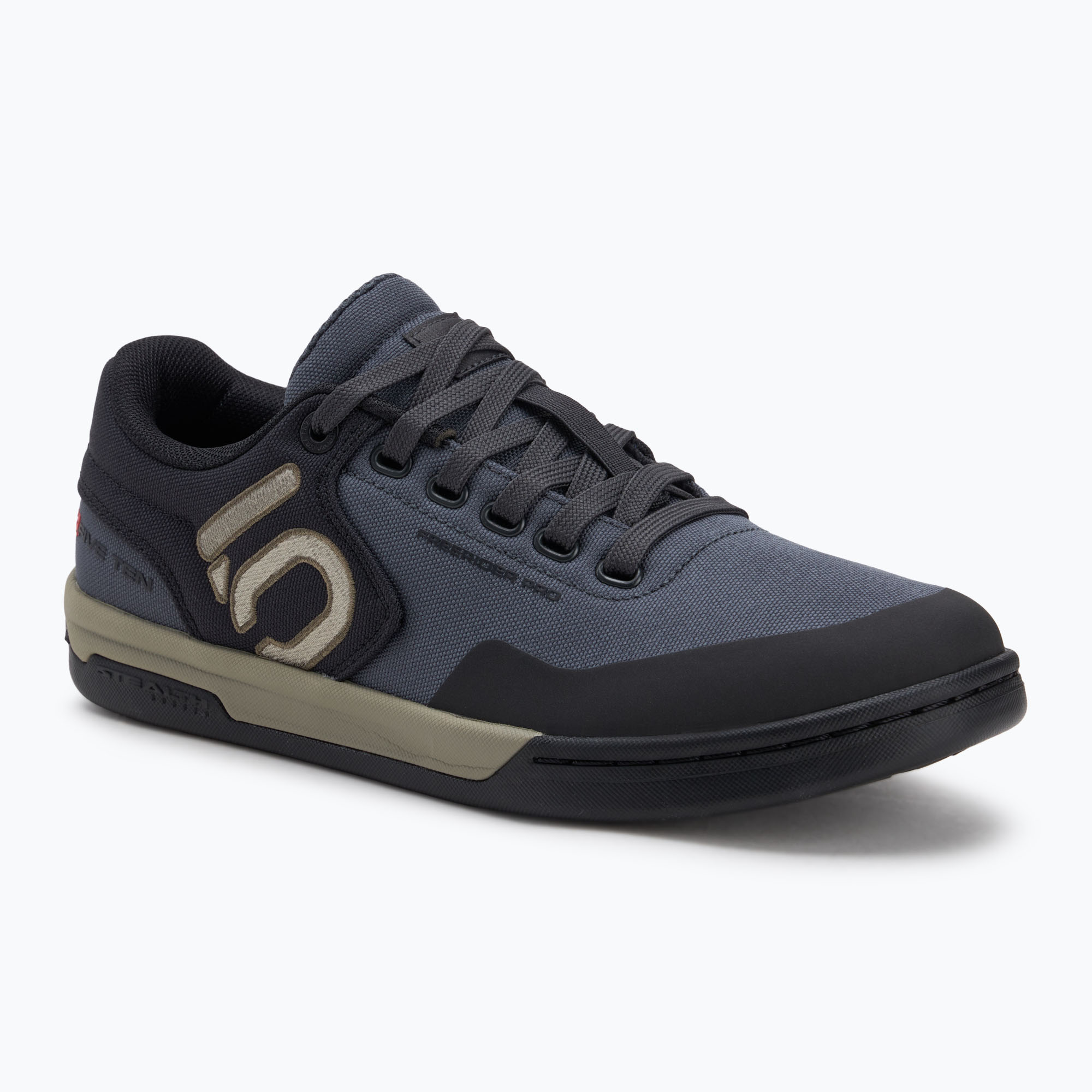 Încălțăminte de ciclism platformă pentru bărbați adidas FIVE TEN Freerider Pro Canvas grey six/silver pebble/black (Freerider Pro Canvas IH0814)