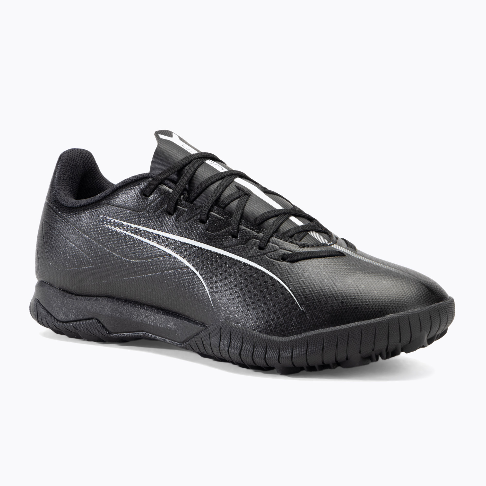 Încălțăminte de fotbal pentru bărbați  PUMA Ultra 5 Play TT puma black/puma white (Ultra 5 Play TT 107905 02)