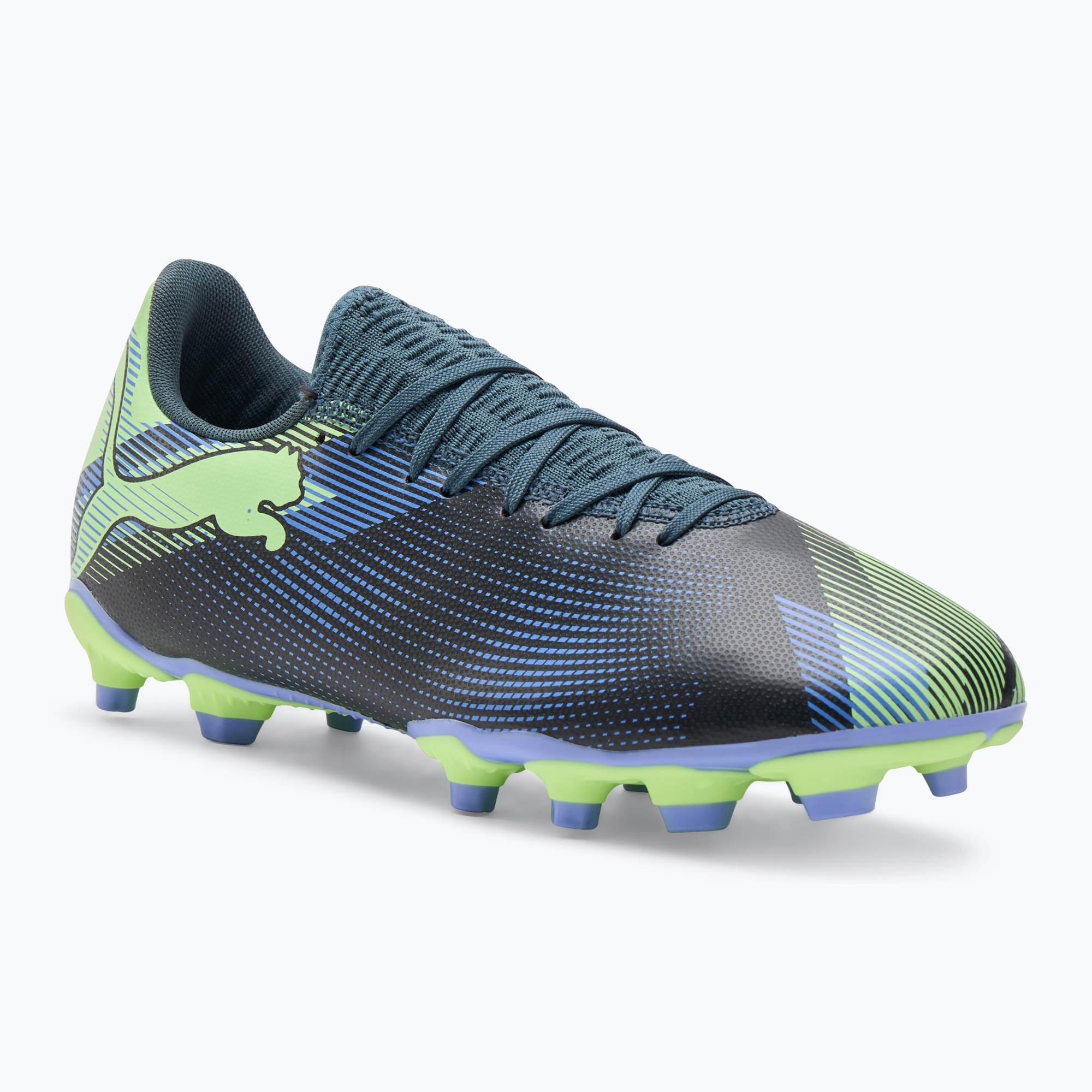 Încălțăminte de fotbal PUMA Future 7 Play FG/AG grey skies/elektro purple (Future 7 Play FG/AG 107939 03)