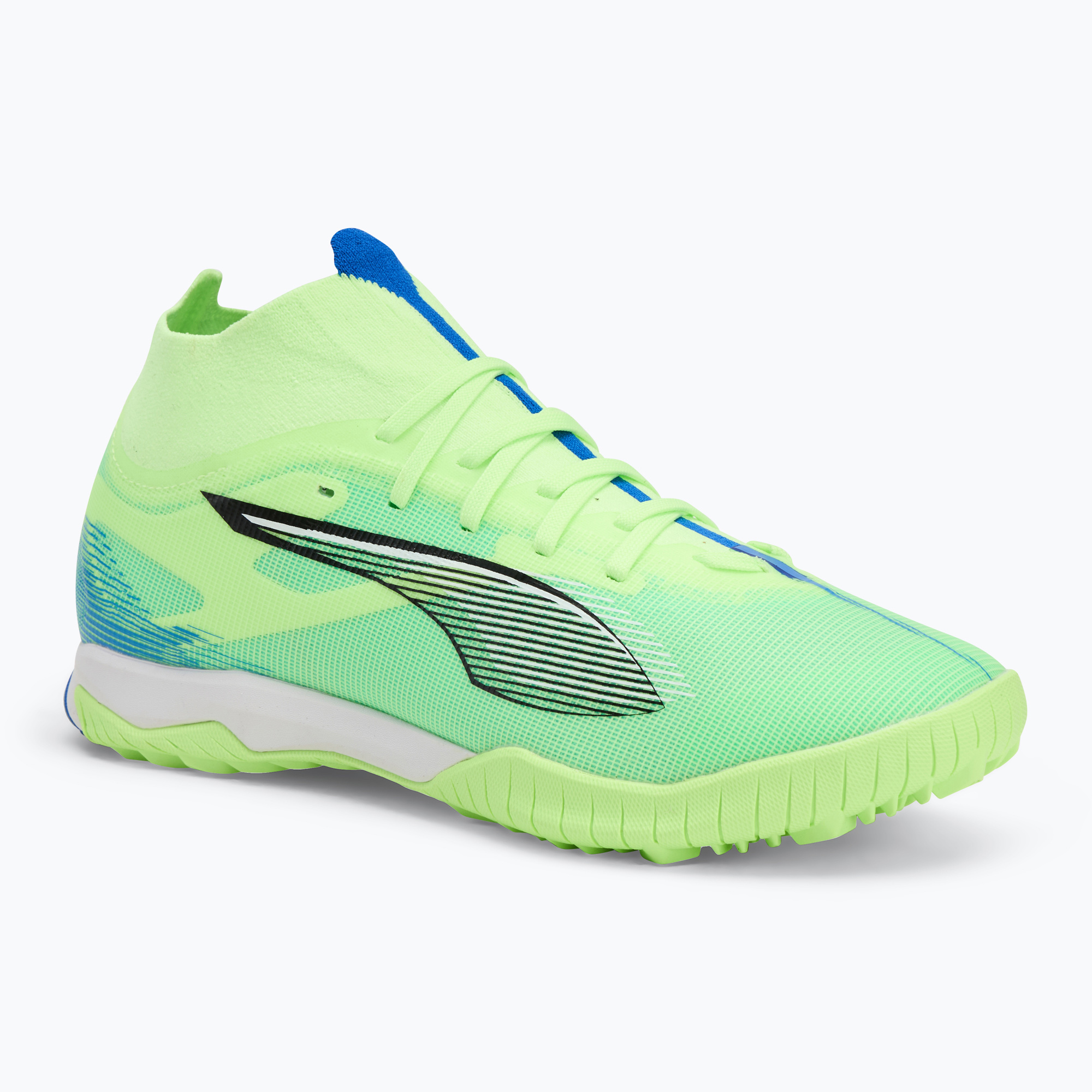 Cizme de fotbal PUMA Ultra 5 Match+ TT fizzy apple/puma alb (Ultra 5 Match+ TT 107890 03)