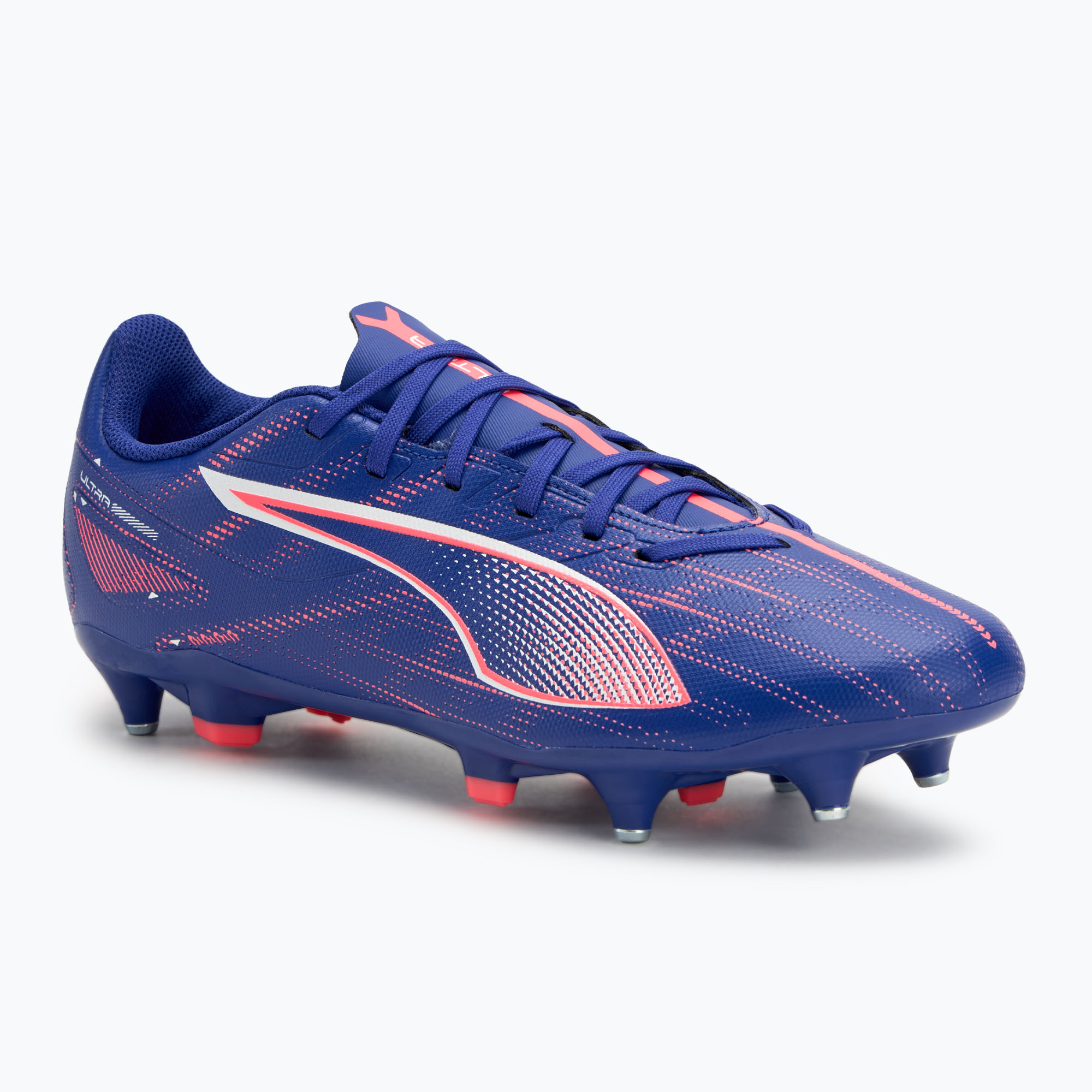 PUMA Ultra 5 Play MxSG lapis lazuli/puma alb/sunset glow ghete de fotbal (Ultra 5 Play MxSG 107904 01)