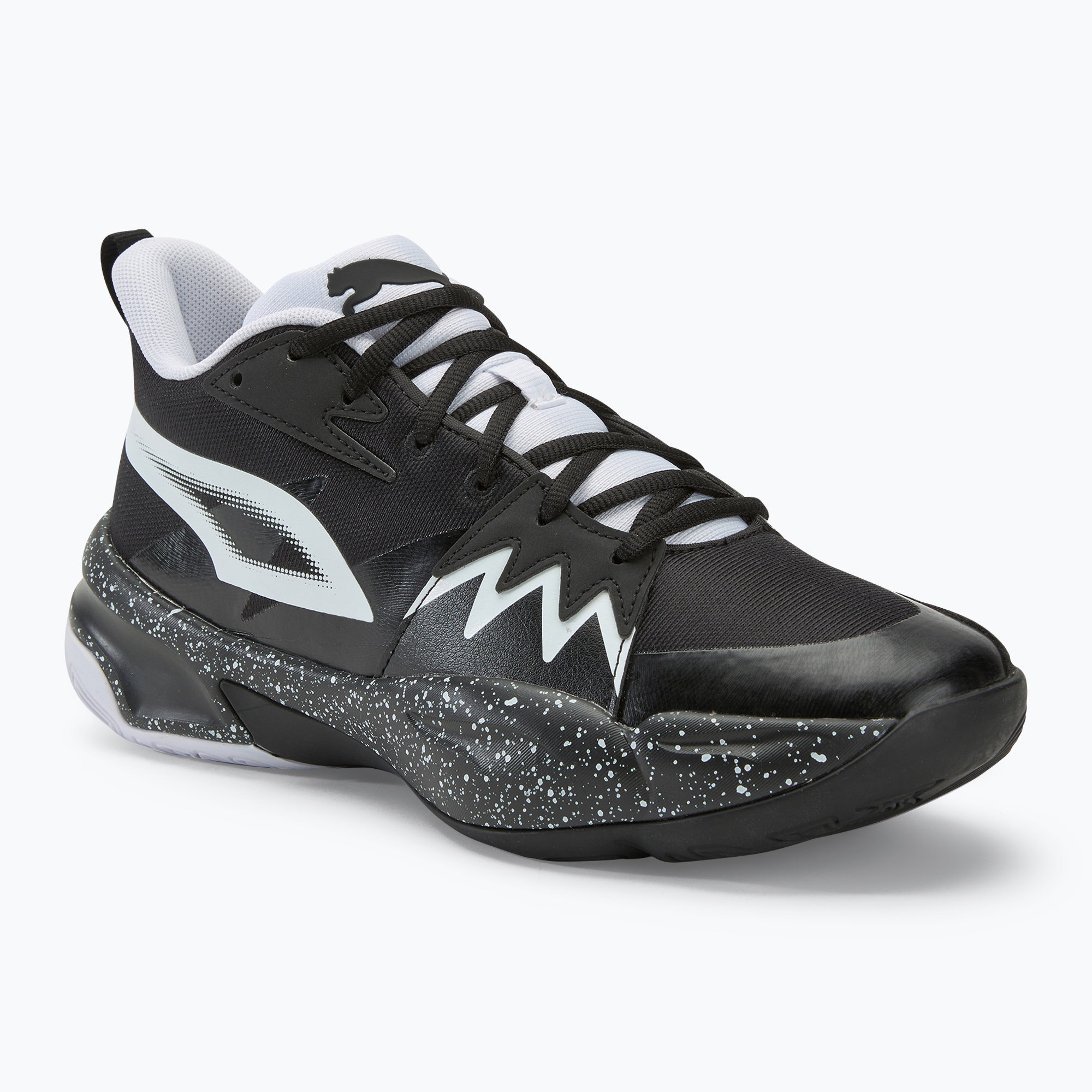 Încălțăminte de baschet pentru bărbați PUMA Genetics Speckle puma black/puma white (Genetics Speckle 310405 02)