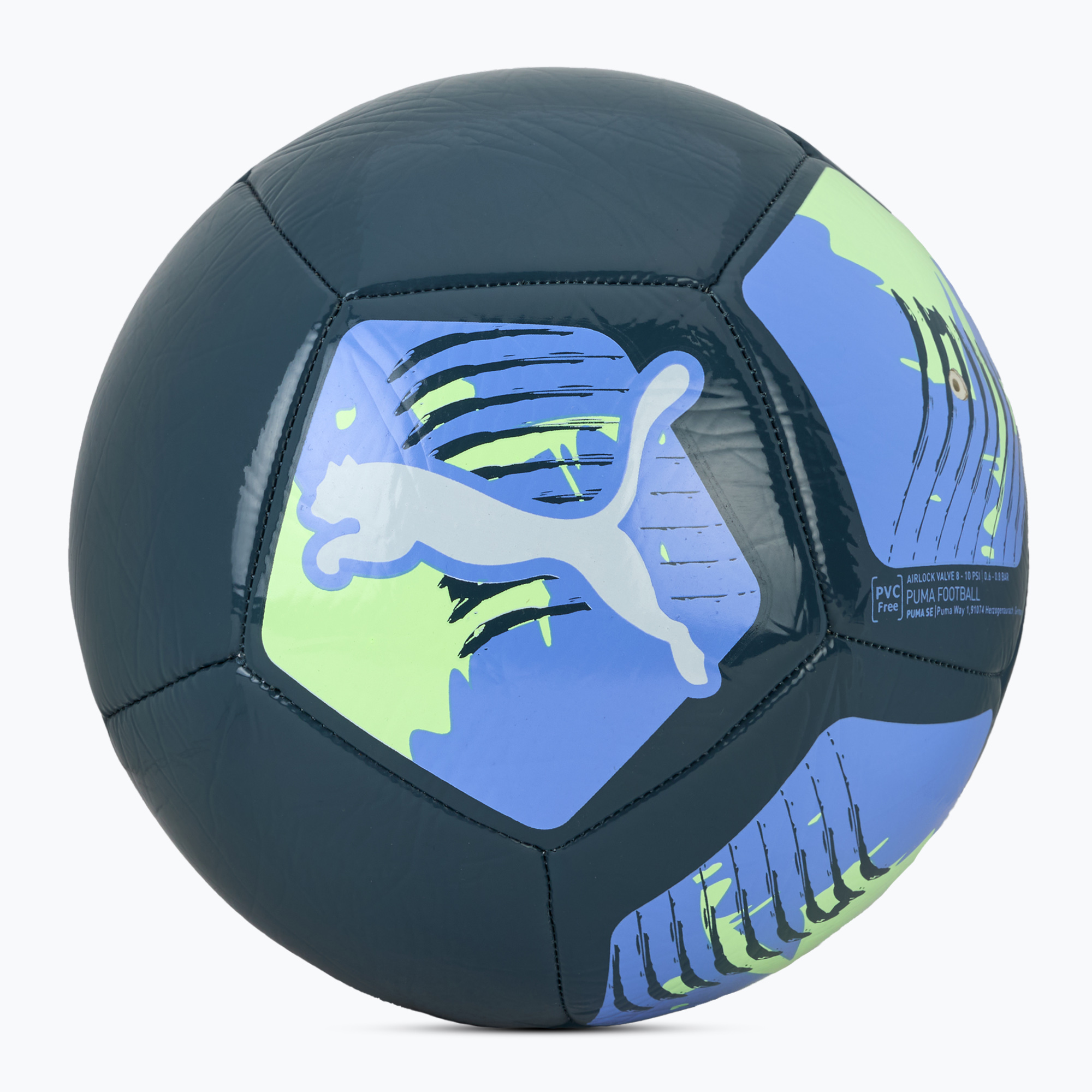 Minge de fotbal PUMA Big Cat fizzy apple/elektro purple mărimea 4 (Big Cat 084214 14)