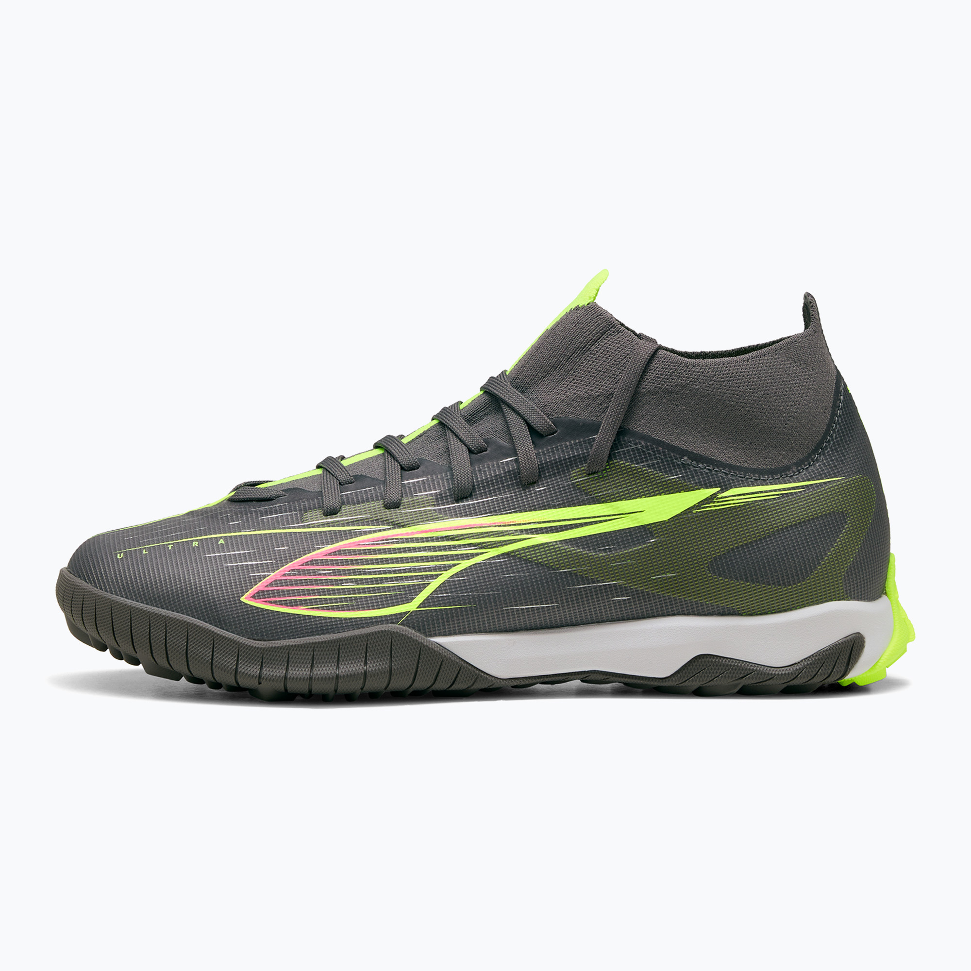 Încălțăminte de fotbal PUMA Ultra 5 Match+ TT matte aged silver/yellow alert/puma aged silver (Ultra 5 Match+ TT 108357 03)