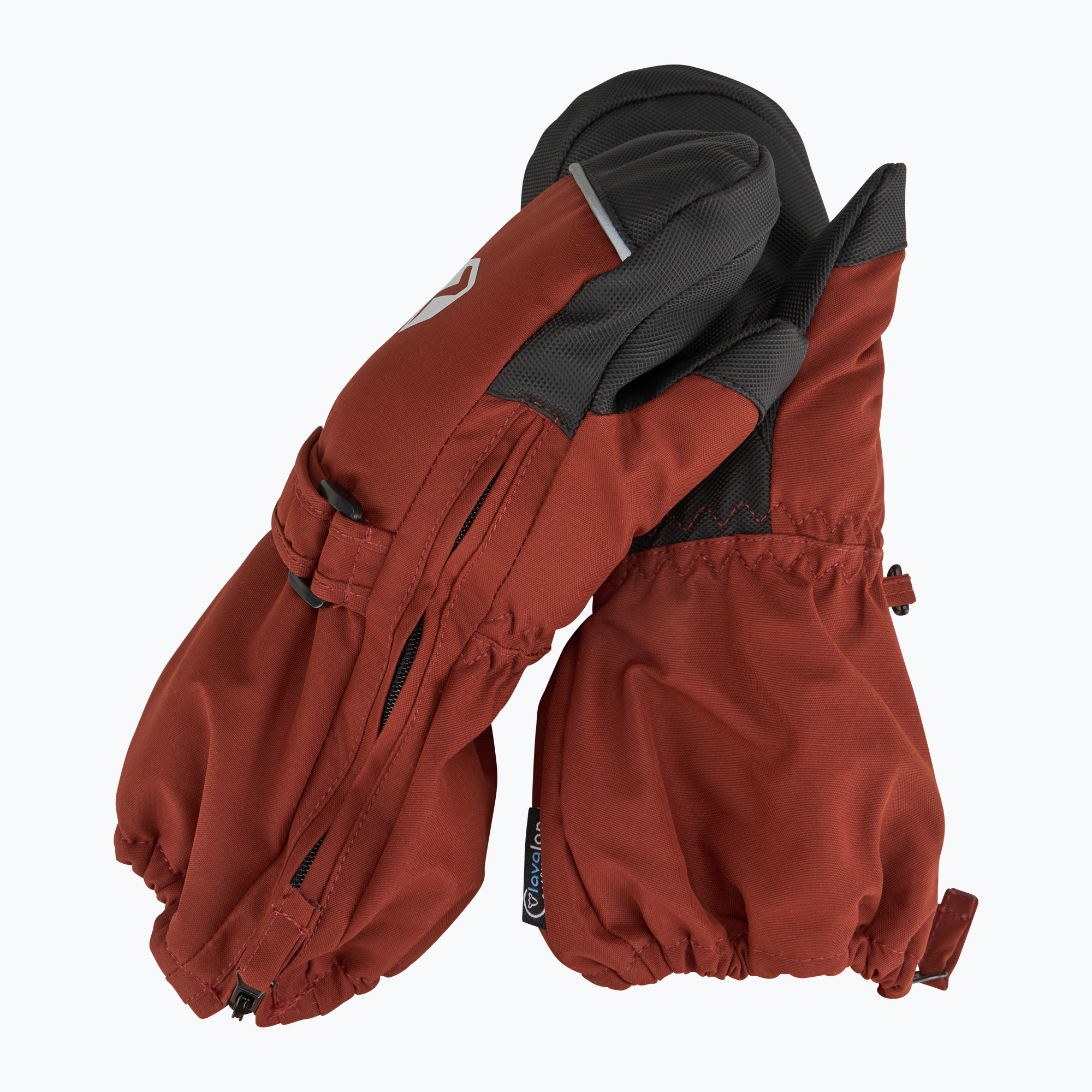 Mănuși de schi pentru copii  ZIENER Lanup Aquashield AW Minis woody brown