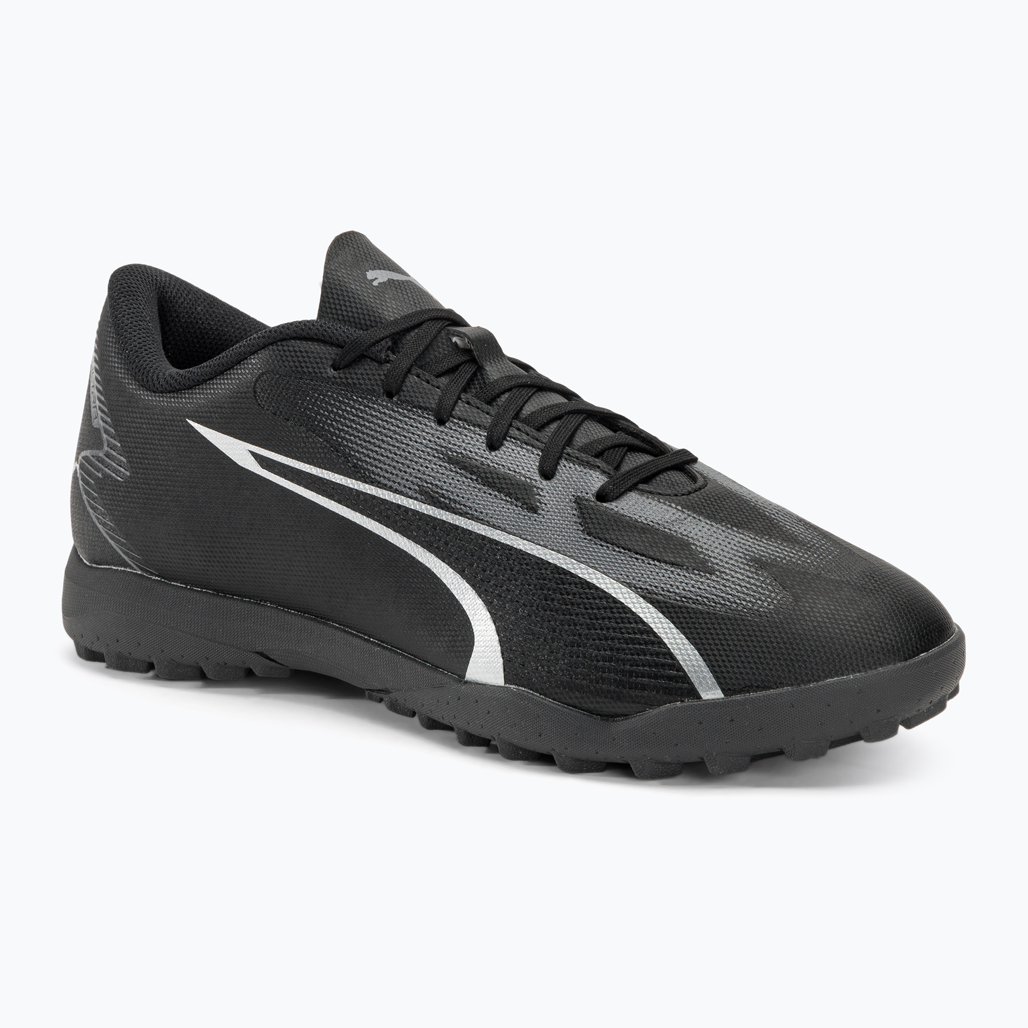 Cizme de fotbal pentru bărbați PUMA Ultra Play FG/AG puma negru/asfalt