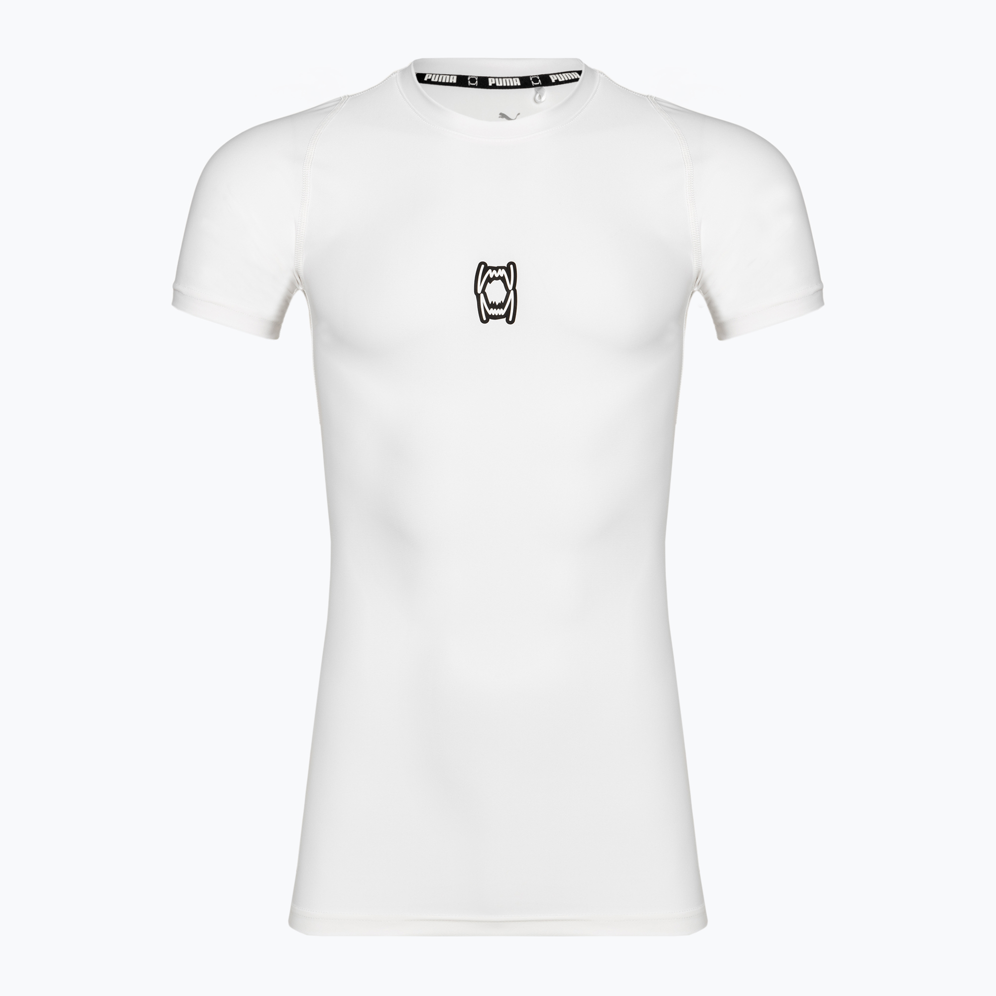 Tricou de baschet pentru bărbați PUMA Hoops Team SS Baselayer puma white (Hoops Team SS Baselayer 676631 02)
