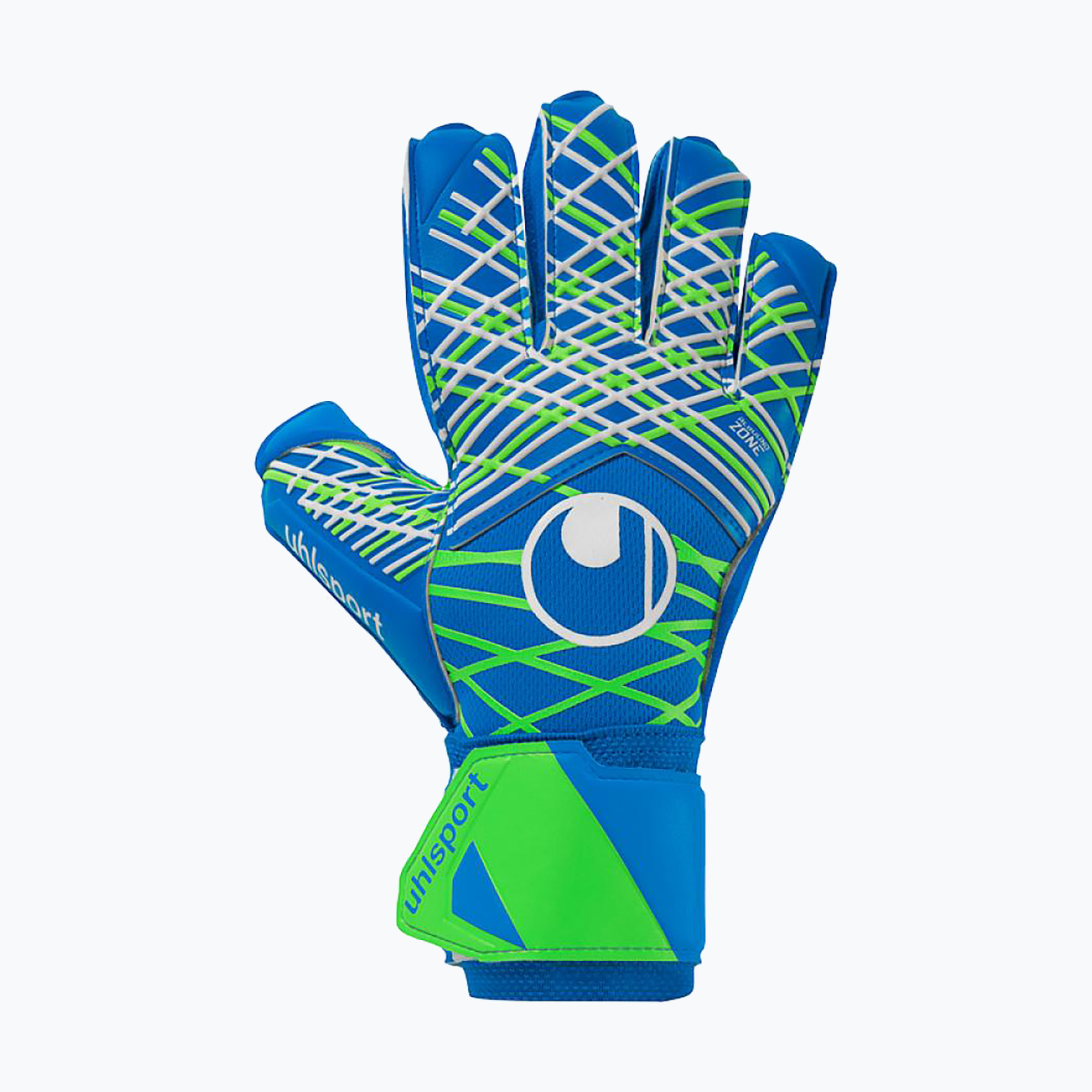 Mănuși de portar uhlsport Aquasoft pacific blue/fluo green/w (Aquasoft 101134101)