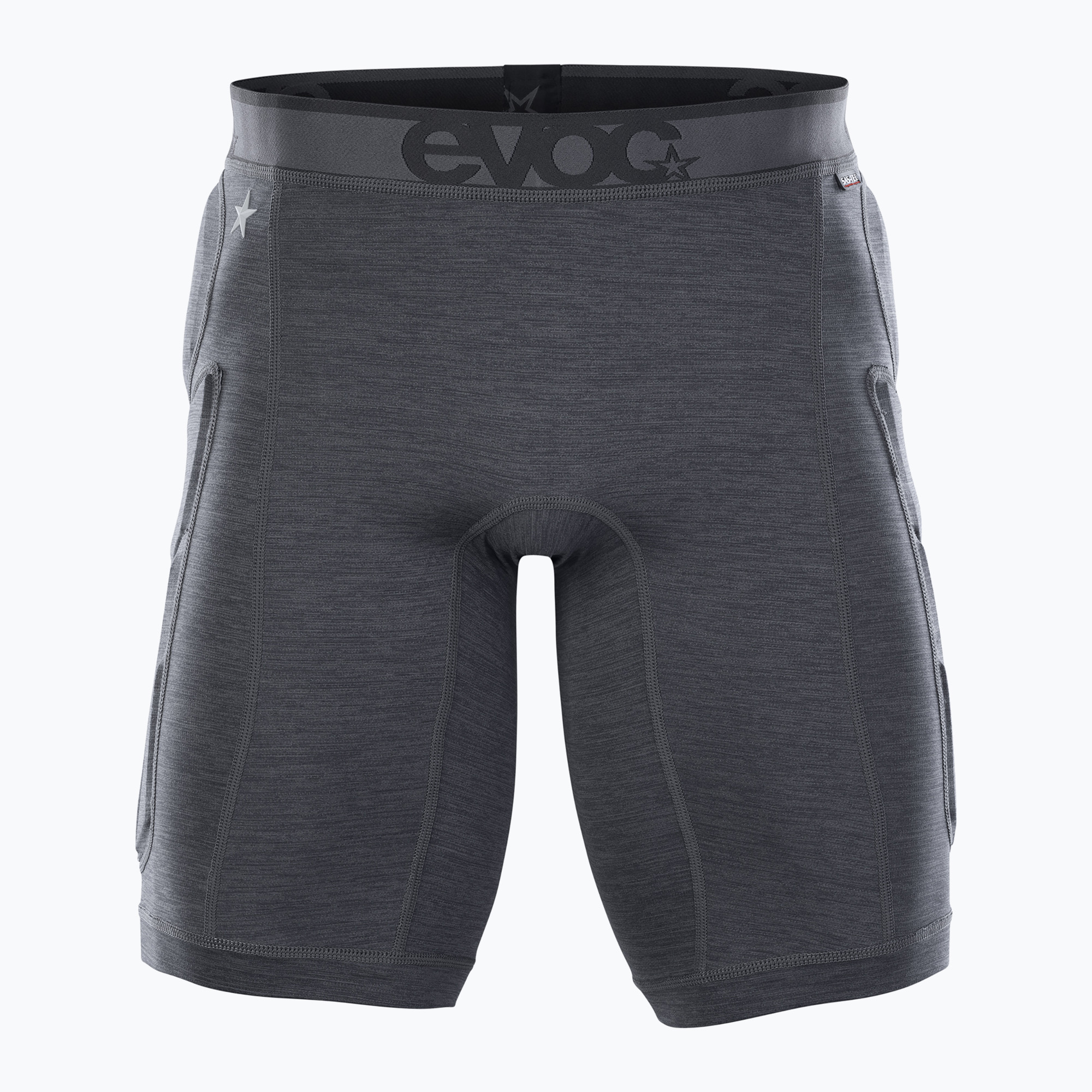 Pantaloni scurți cu apărători pentru bărbați EVOC Crash Pants carbon grey