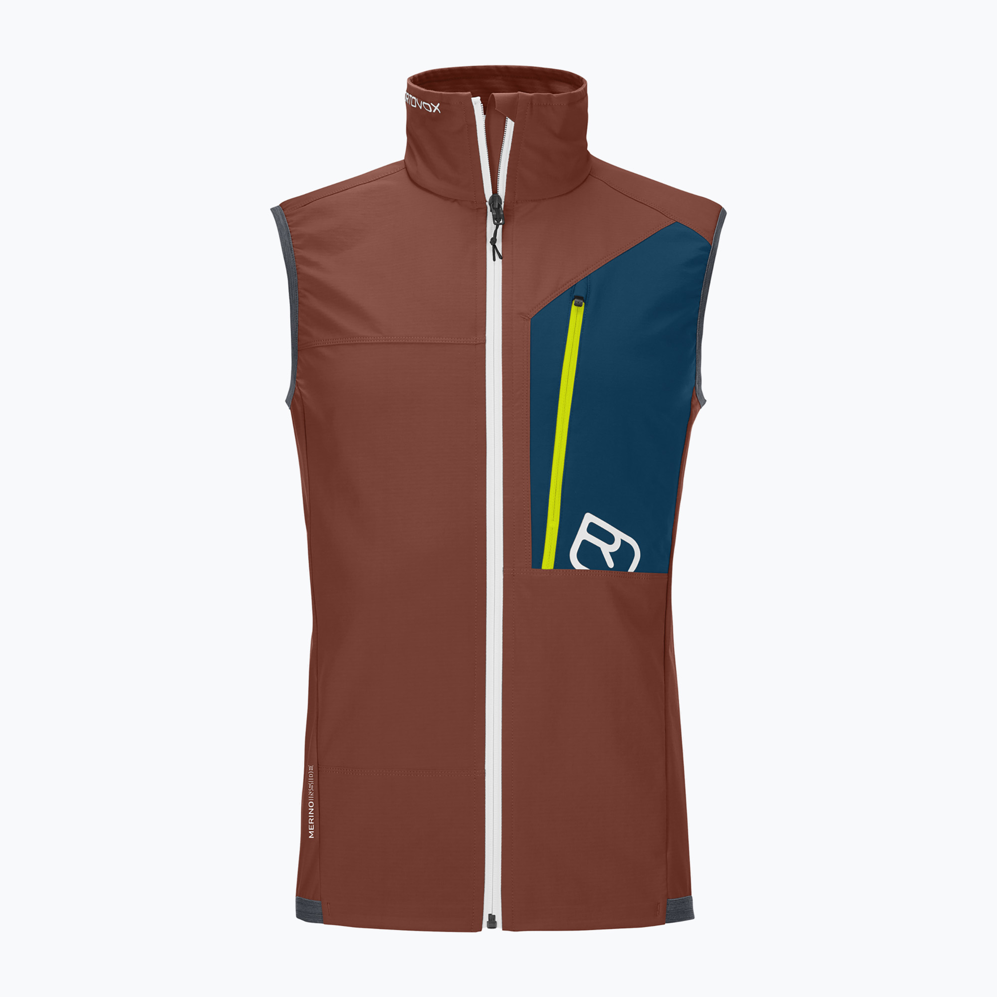 Vestă pentru bărbați ORTOVOX Berrino clay orange (Berrino 6037300019)