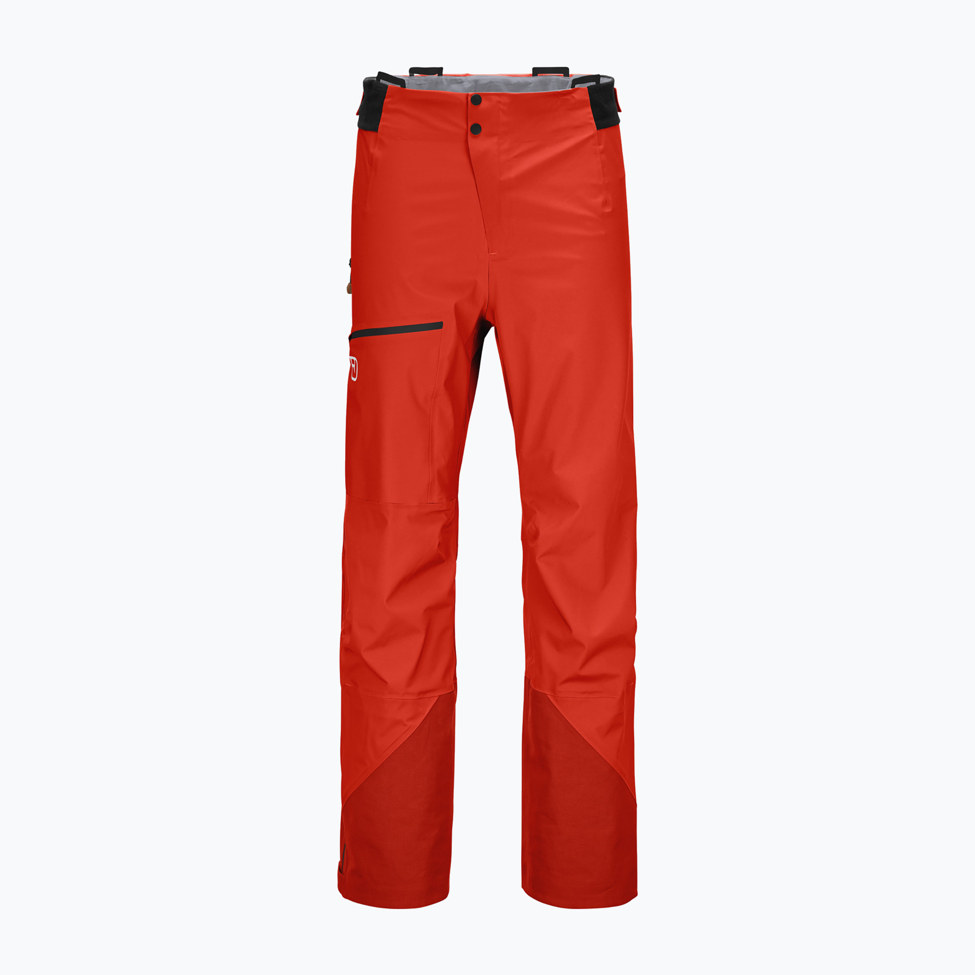 Pantaloni de schi pentru bărbați ORTOVOX 3L Ortler hot orange