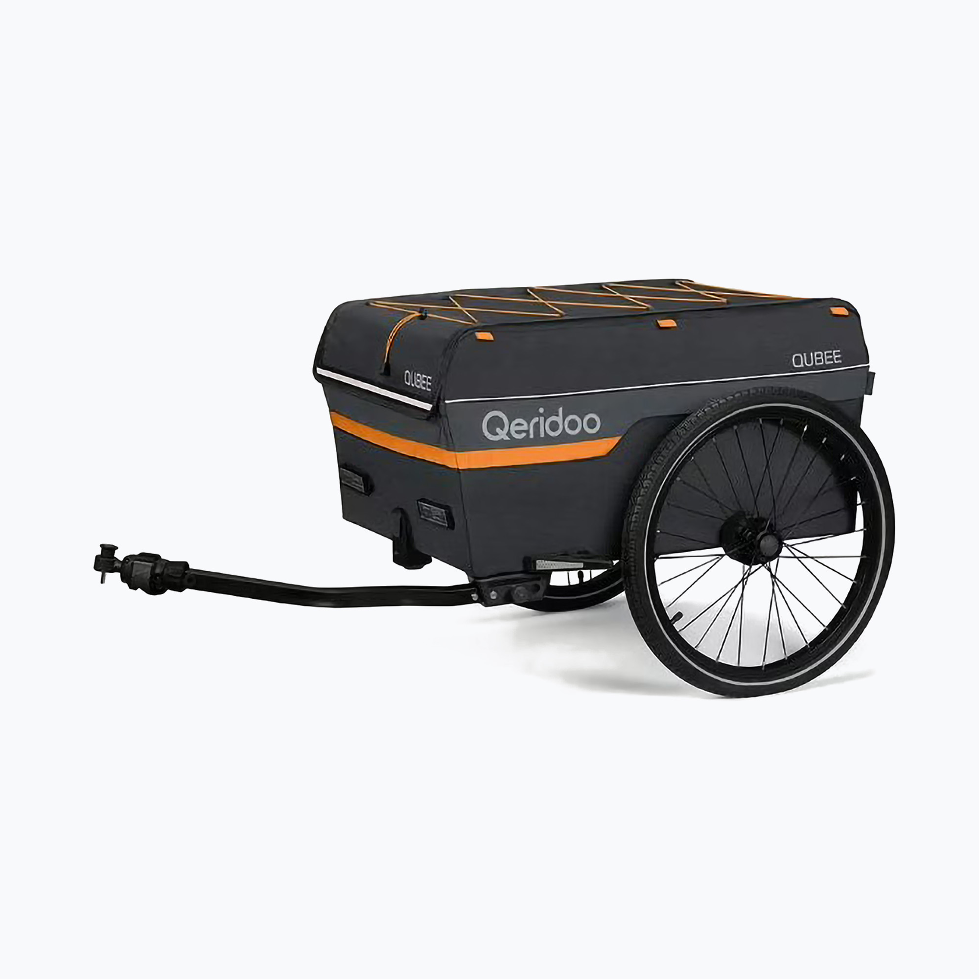 Remorcă pentru biciclete Qeridoo Qubee gri (Qubee Q-QBE1-23-GR)