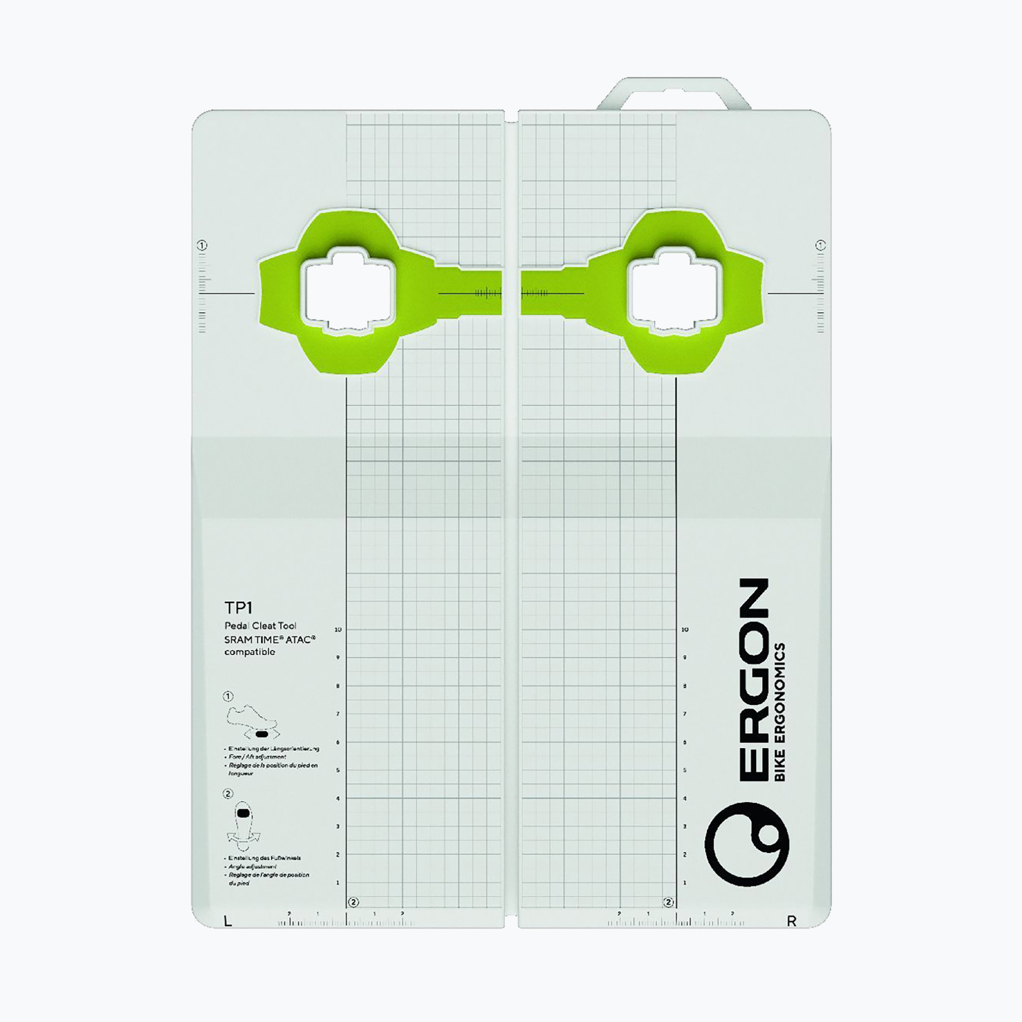 Șablon pentru configurarea blocurilor Ergon TP1 Pedal Cleat Tool for Sram Time Atac (TP1 Pedal Cleat Tool for Sram Time Atac ER-48000030)