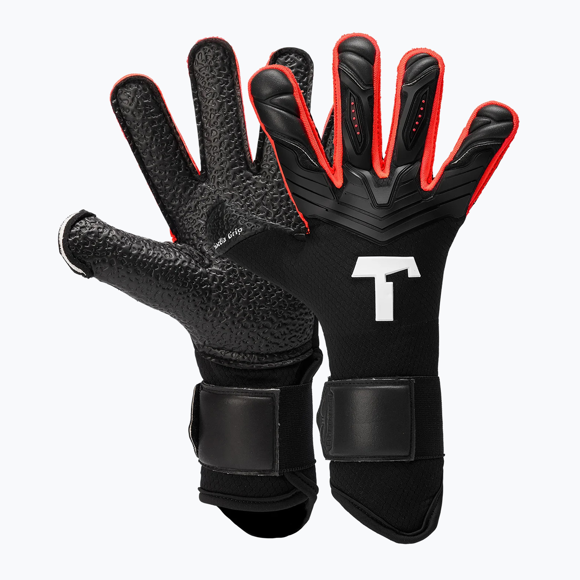 Mănuși de portar pentru copii T1TAN Alien Black Energy Junior 2.0 black