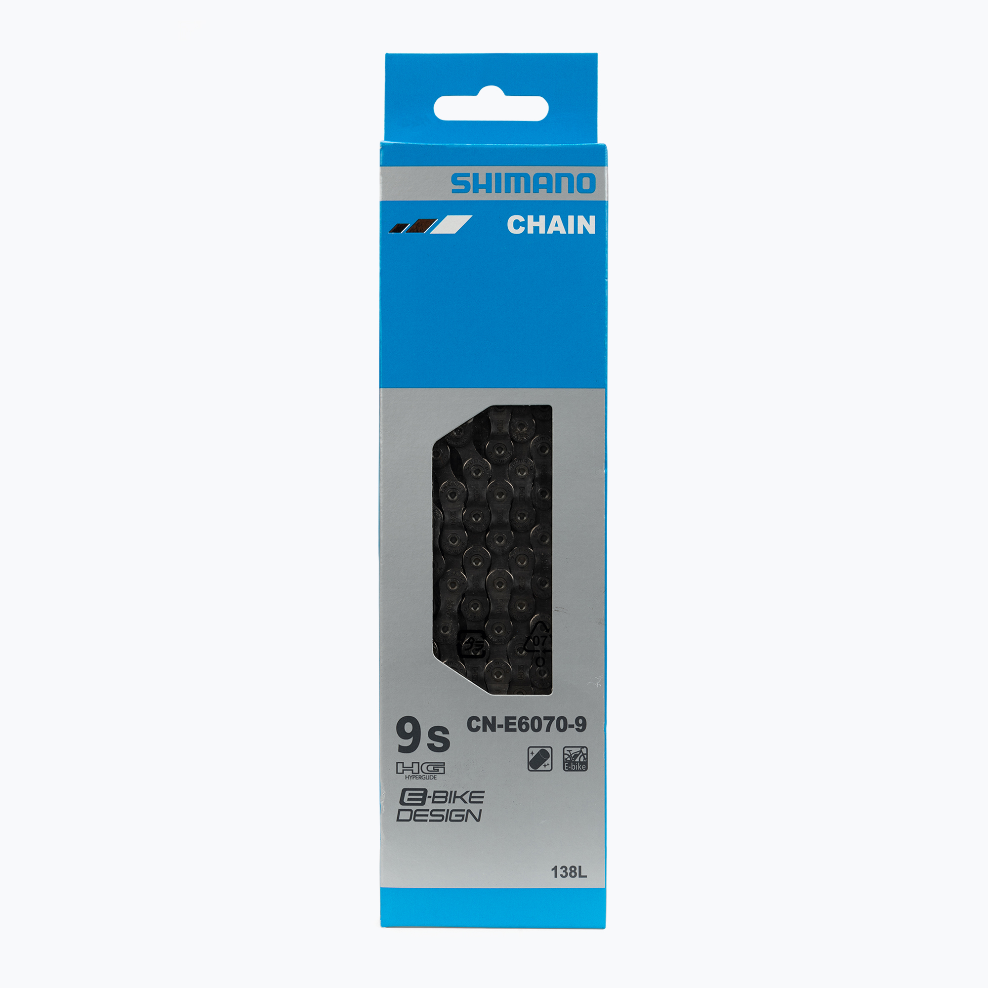 Lanț de bicicletă Shimano CN-E6070 9rz 138 verigi (CN-E6070 ICNE60709138I)