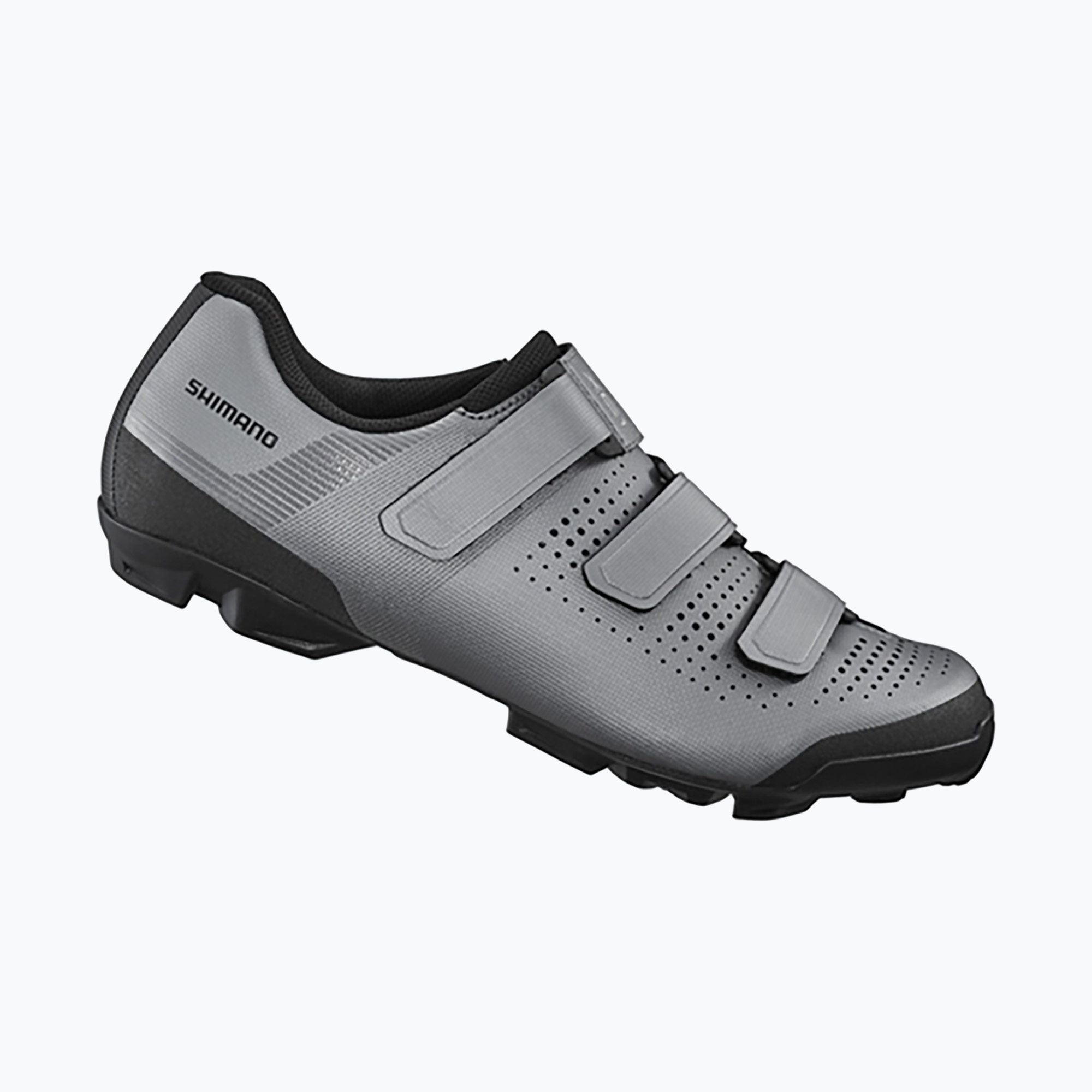 Încălțăminte de ciclism MTB męskie Shimano SH-XC100 silver (SH-XC100 ESHXC100MGS01S)