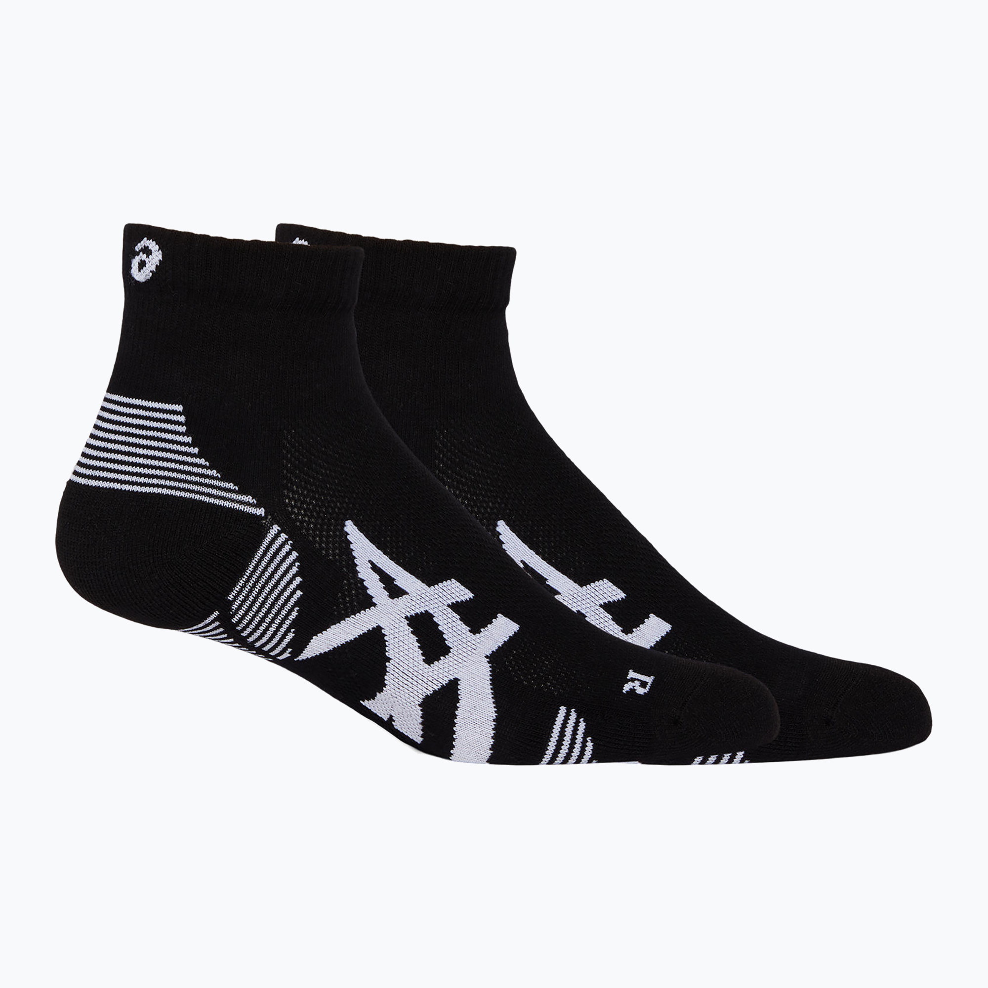 Șosete de alergat ASICS Cushion Run Quarter 2 pary performance black/performance black (Cushion Run Quarter 3013A800)
