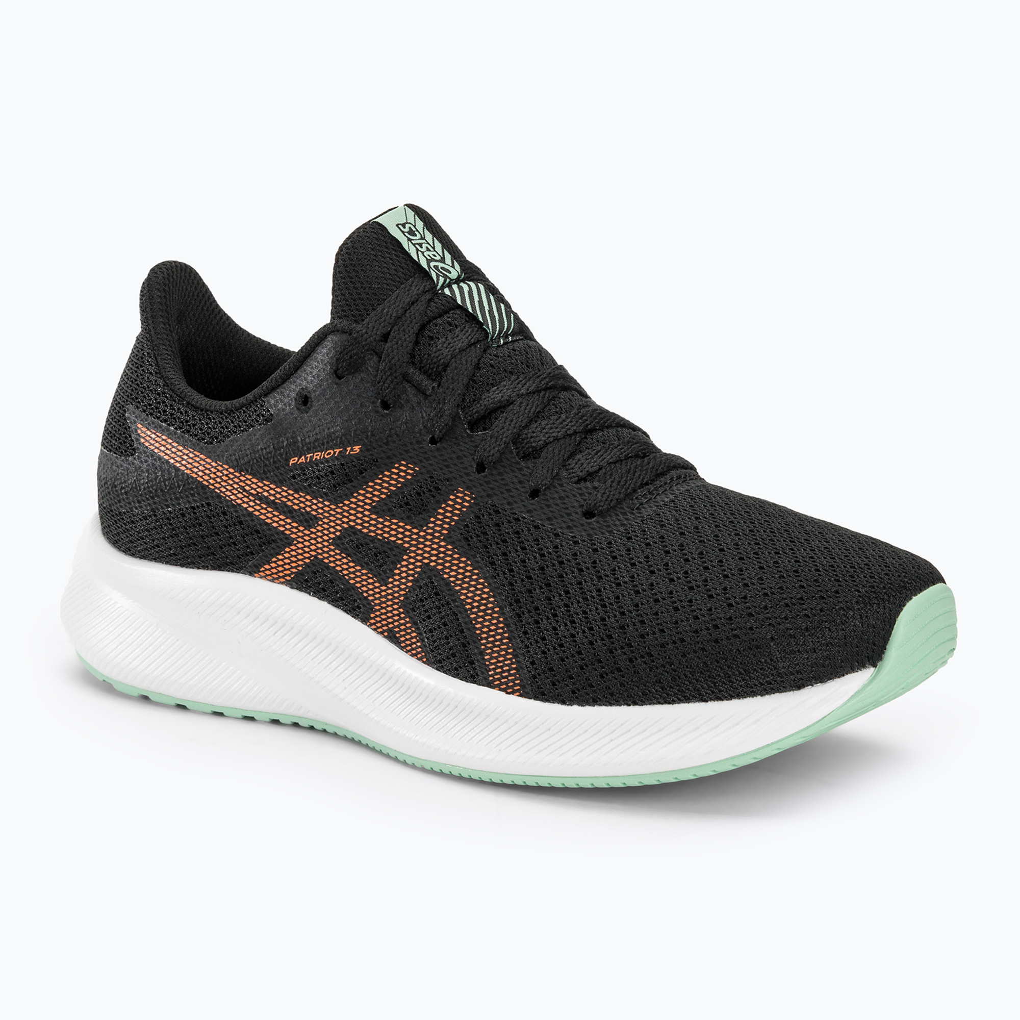 Încălțăminte de alergat pentru femei ASICS Patriot 13 black/bright sunstone (Patriot 13 1012B312-006)