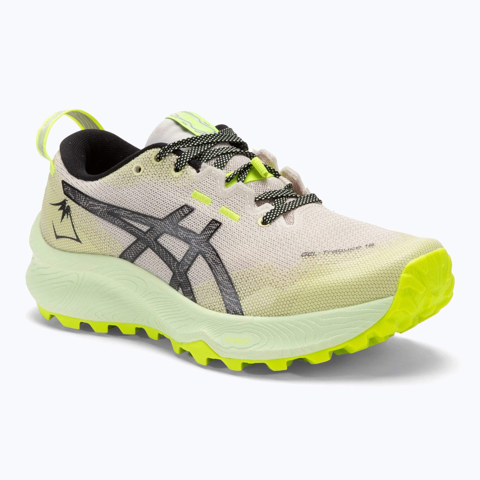 Încălțăminte de alergare pentru femei ASICS Gel-Trabuco 12 oatmeal/black (Gel-Trabuco 12 1012B605-250)