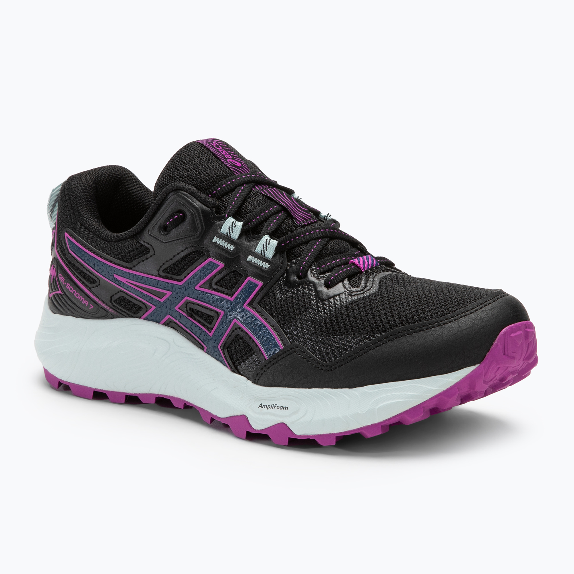 Încălțăminte de alergare pentru femei ASICS Gel-Sonoma 7 black/blue expanse (Gel-Sonoma 7 1012B413-005)