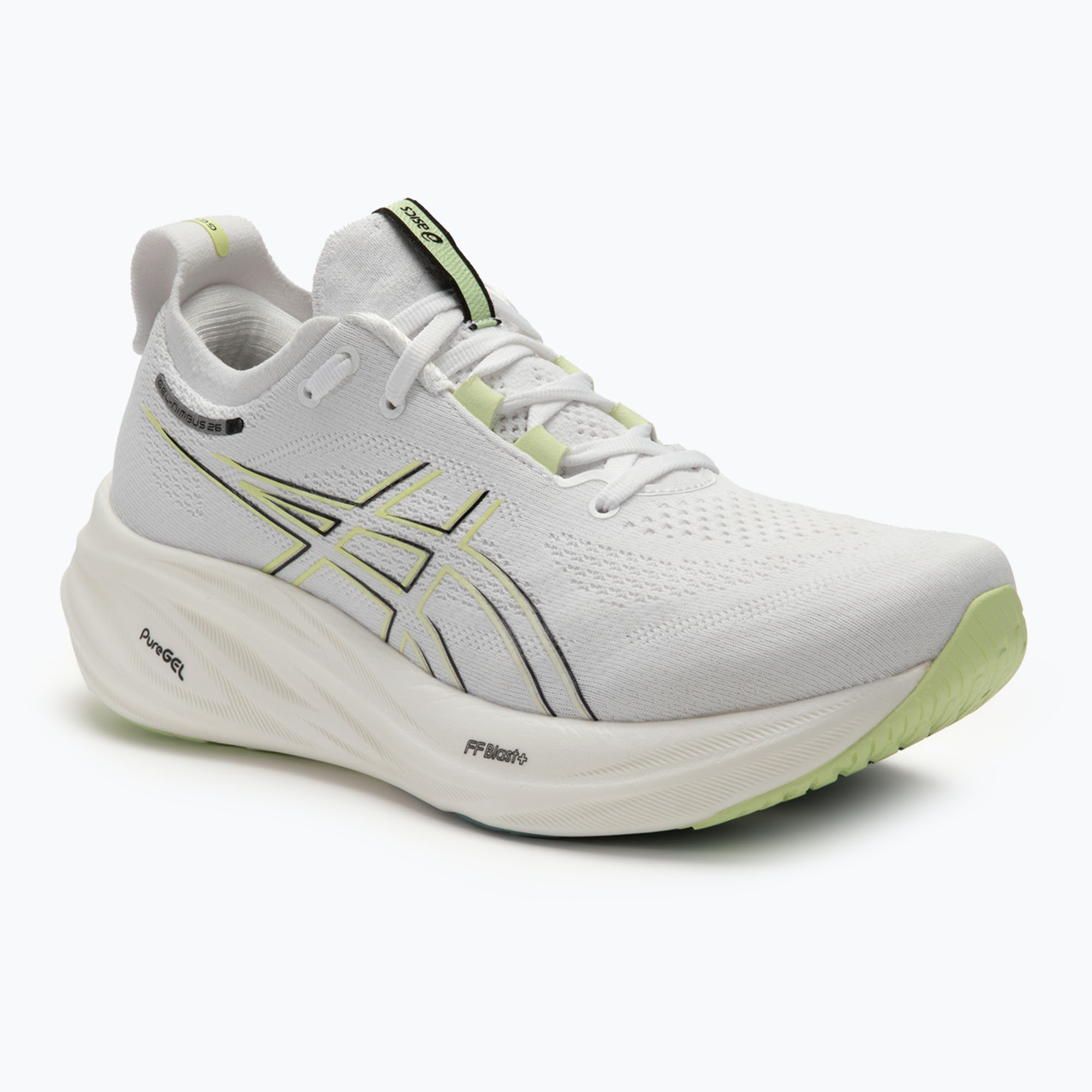 Încălțăminte de alergare pentru bărbați ASICS Gel-Nimbus 26 white/birch (Gel-Nimbus 26 1011B794-102)