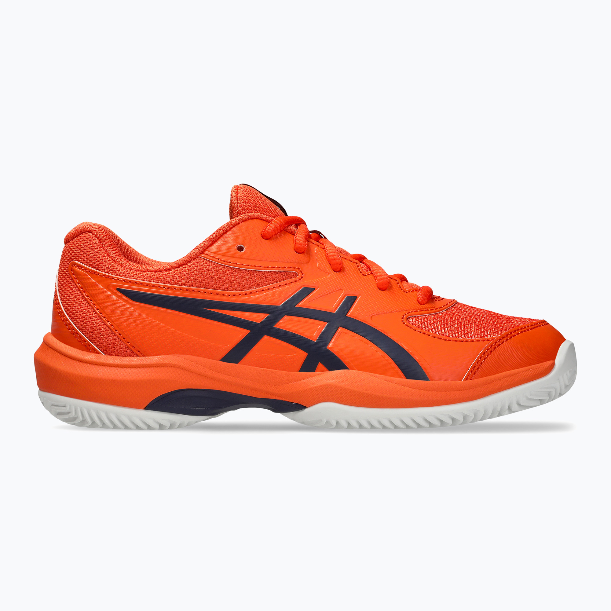 Încălțăminte de tenis pentru copii ASICS Gel-Game 10 GS Clay Jr nova orange/indigo fog (Gel-Game 10 GS Clay Jr 1044A082-800)