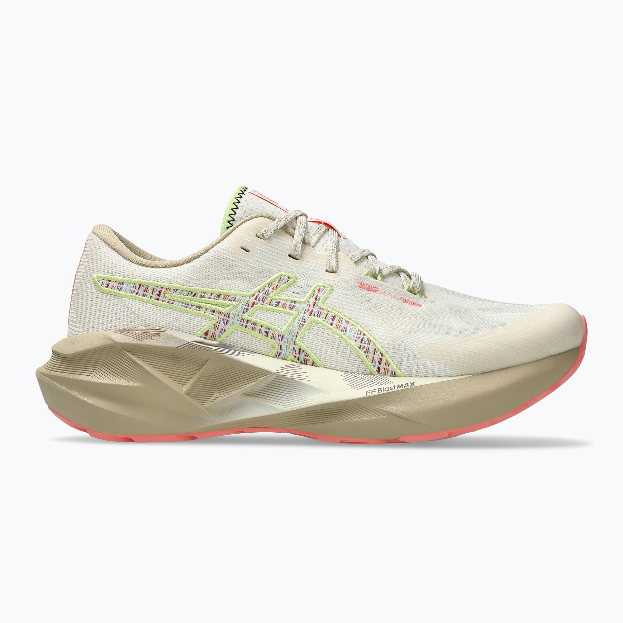 Încălțăminte de alergare pentru femei ASICS Novablast 5 TR nature bathing/guava (Novablast 5 TR 1012B809-700)