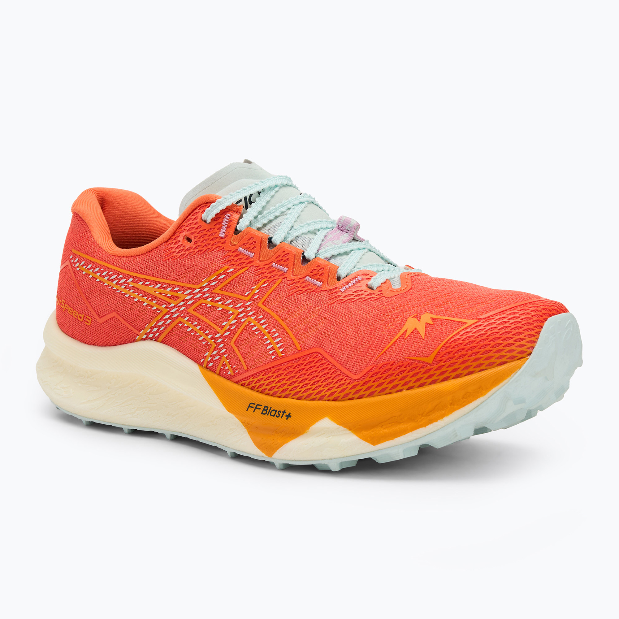 Încălțăminte de alergare pentru bărbați ASICS Fujispeed 3 nova orange/pure aqua (Fujispeed 3 1011B888-800)