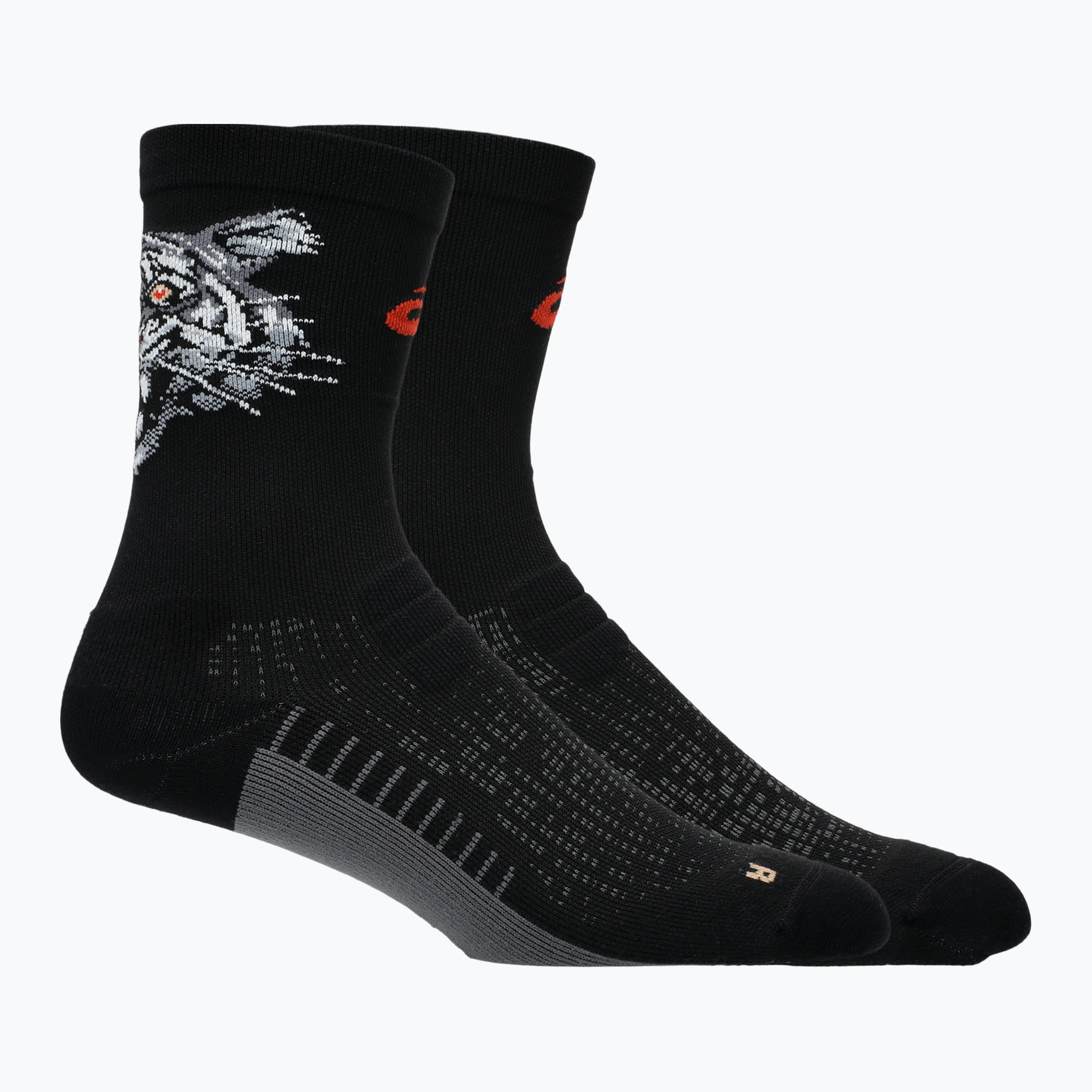 Șosete ASICS Performance Run Crew performance black/coral reef (Performance Run Crew 3013A976-003)