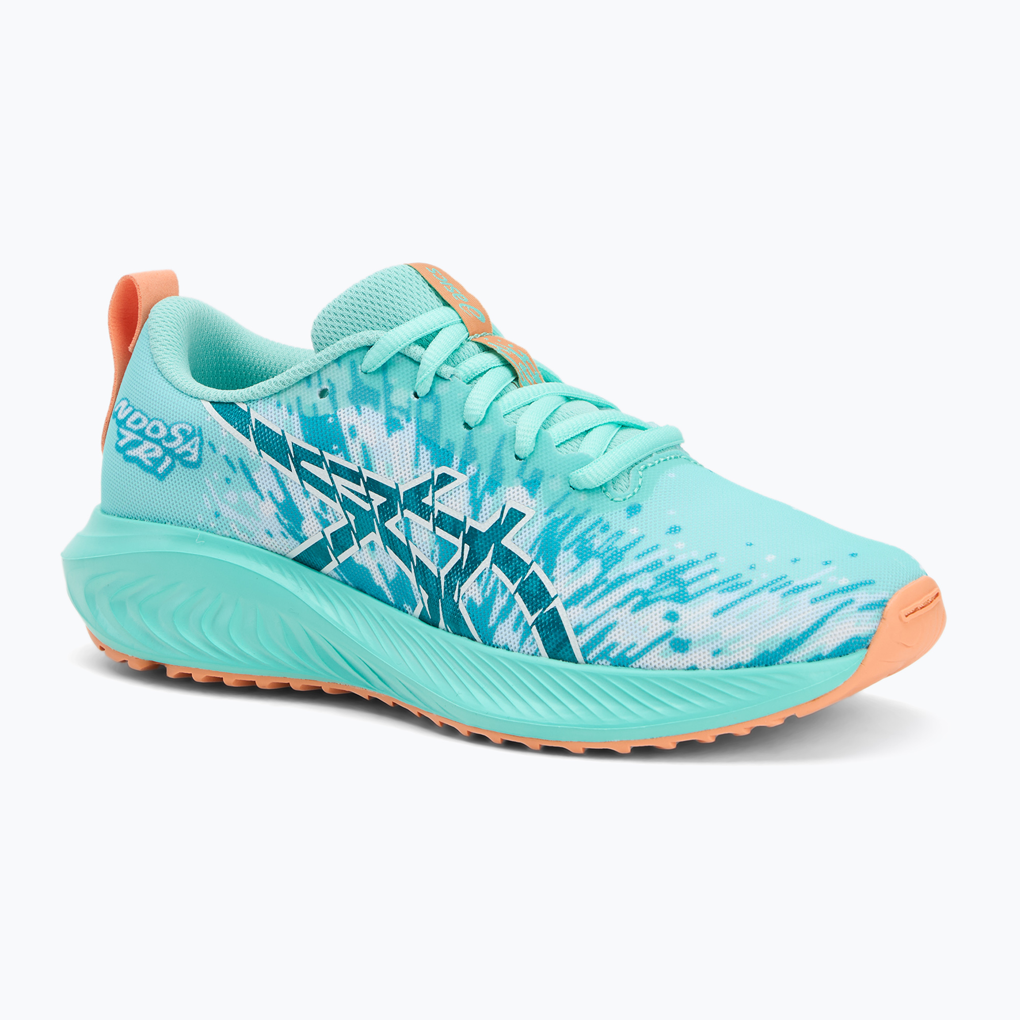Încălțăminte de alergare pentru bărbați ASICS Gel-Noosa TRI 16 GS illuminate mint/wave teal (Gel-Noosa TRI 16 GS 1014A346-401)