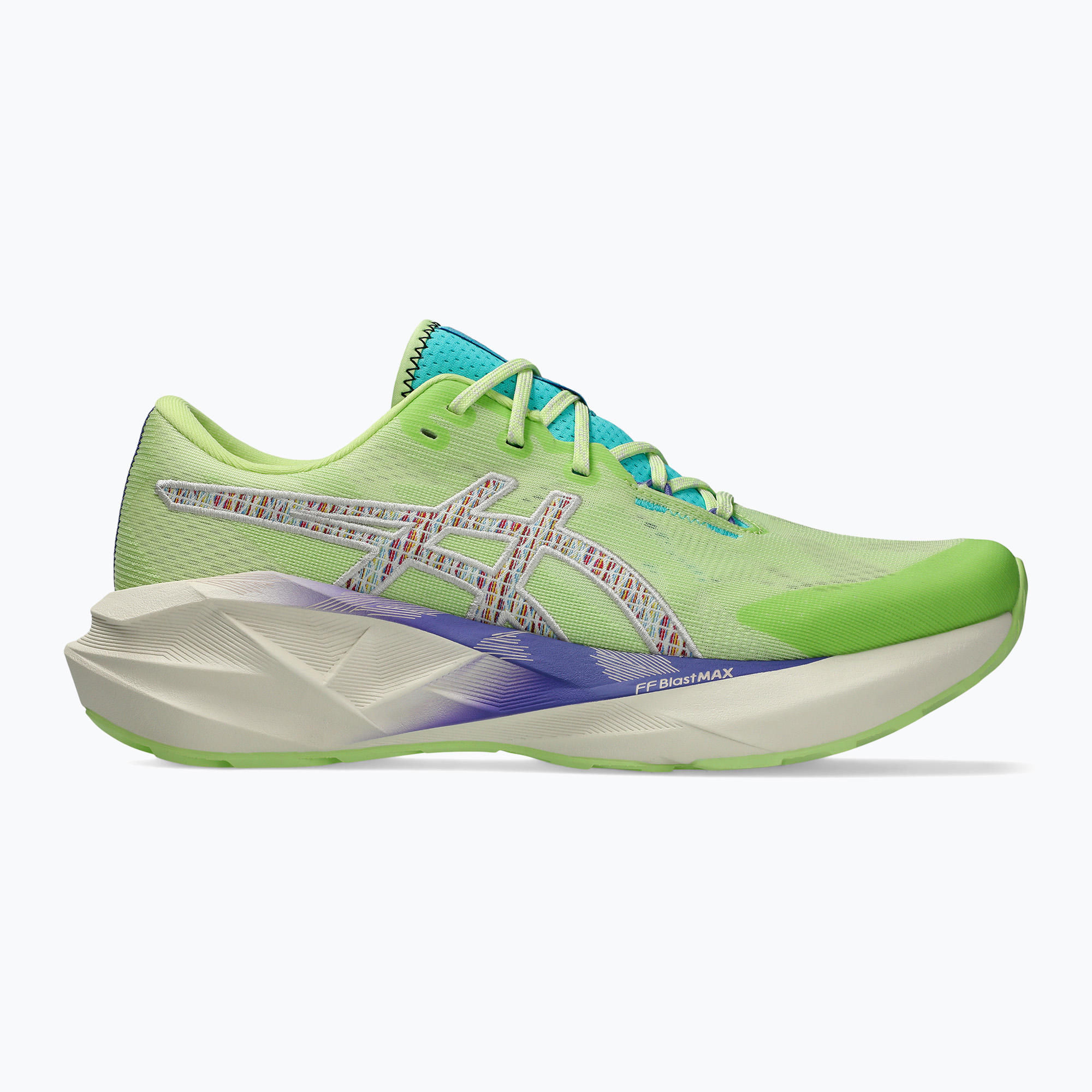 Încălțăminte de alergare pentru bărbați ASICS Novablast 5 TR nature bathing/lime green (Novablast 5 TR 1011C025-300)