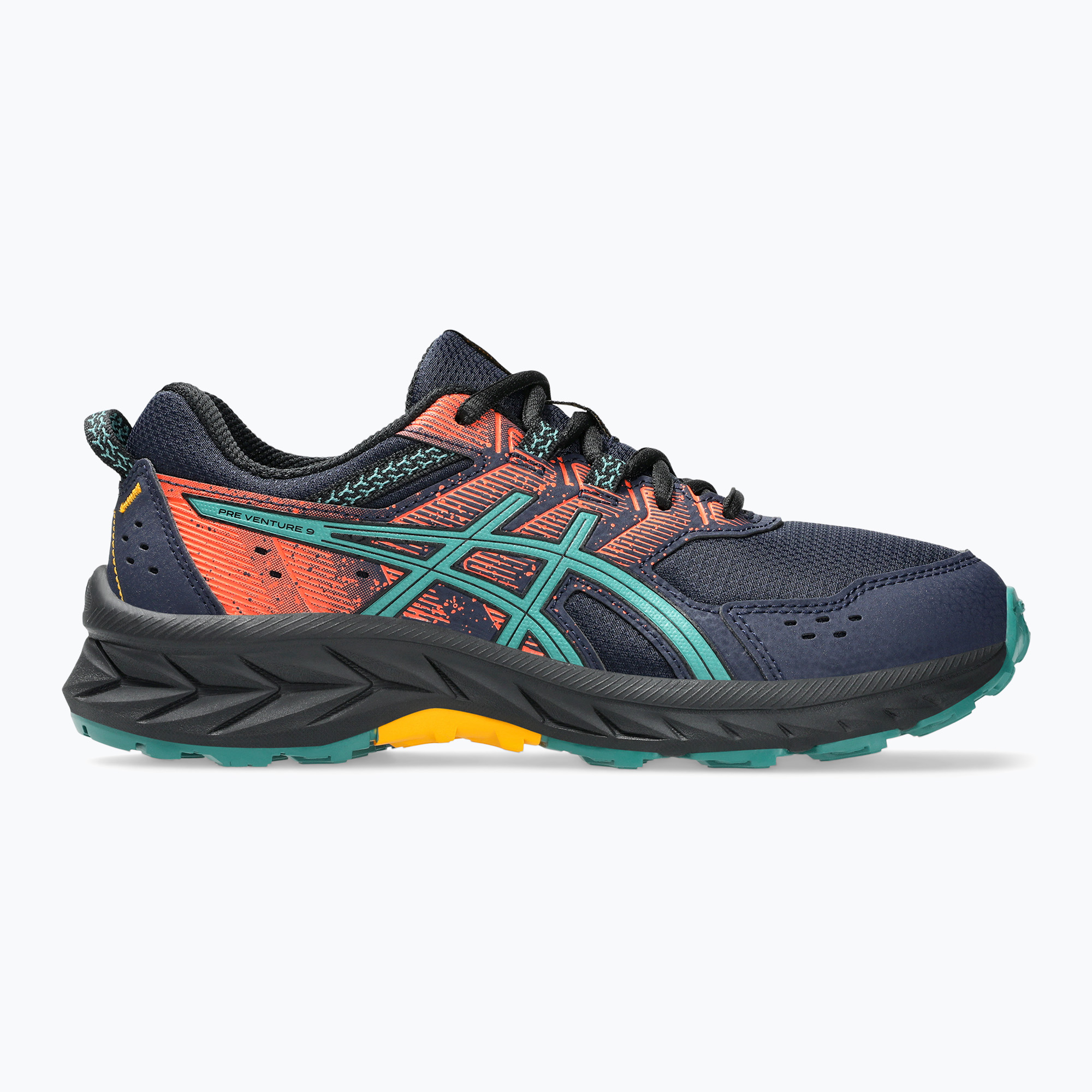 Încălțăminte de alergare pentru copii ASICS Gel-Venture 9 GS midnight/rainy lake (Gel-Venture 9 GS 1014A276-408)