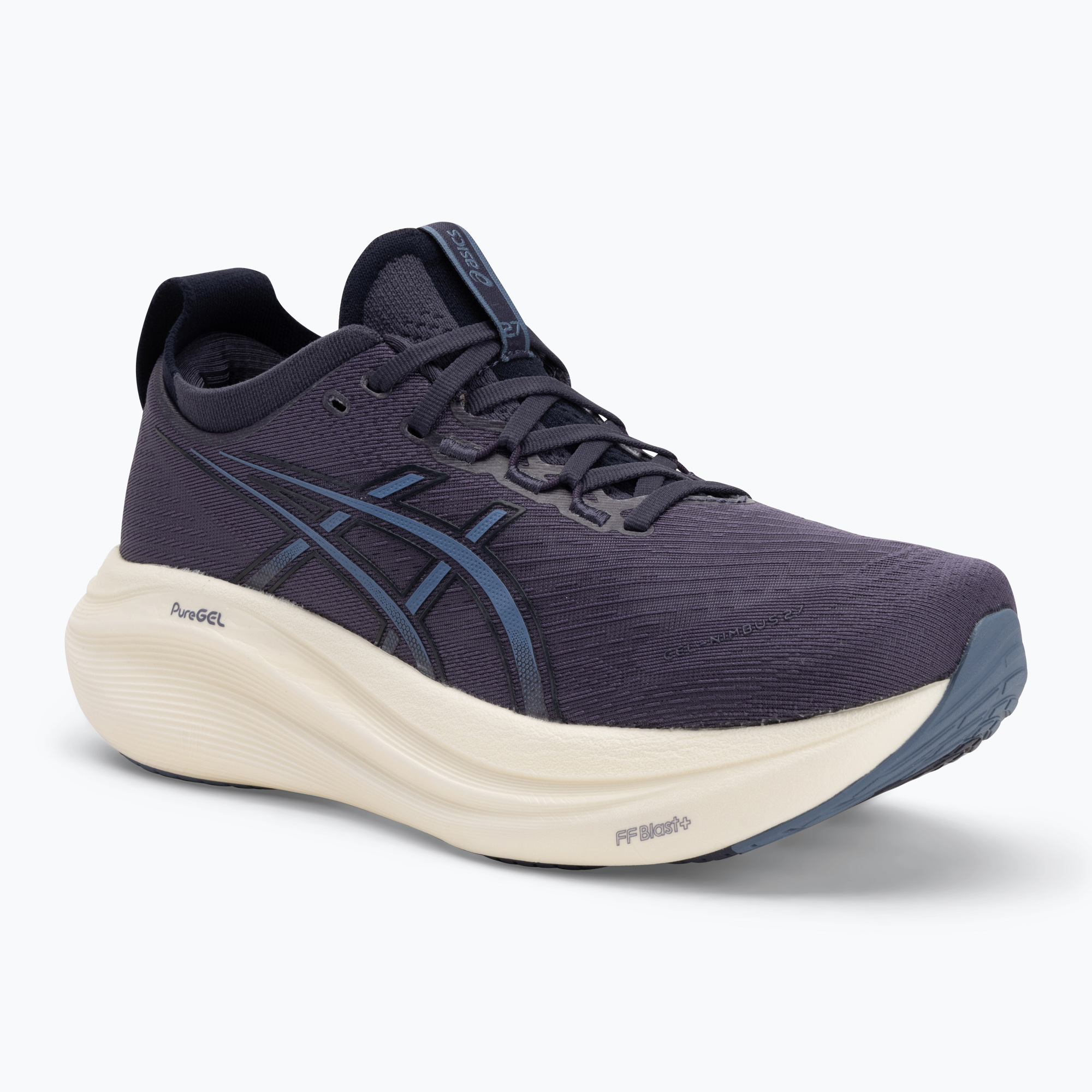 Încălțăminte de alergare pentru bărbați ASICS Gel-Nimbus 27 indigo fog/denim blue (Gel-Nimbus 27 1011B958-500)