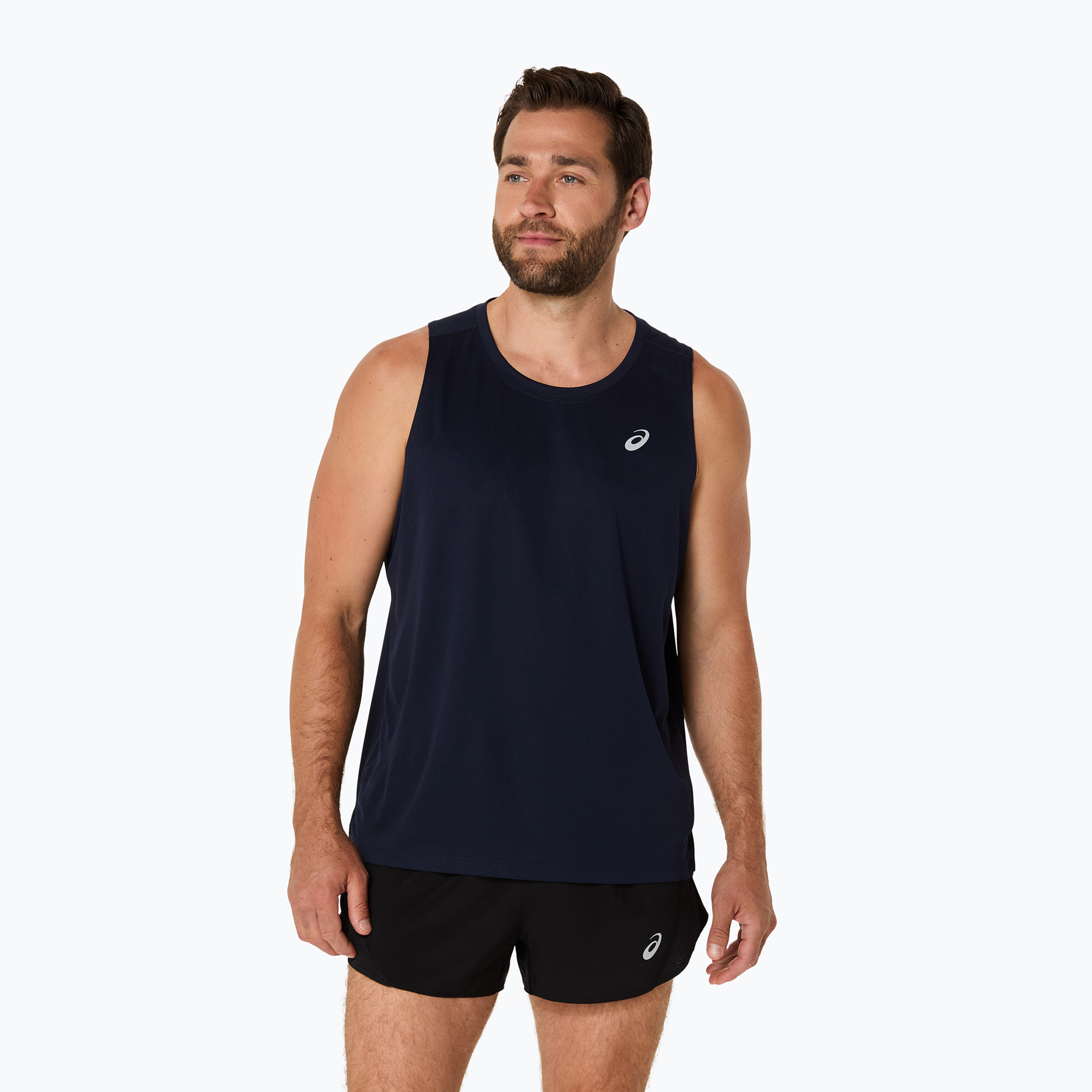 Tank top de alergare pentru bărbați ASICS Core Singlet midnight (Core Singlet 2011D223-400)