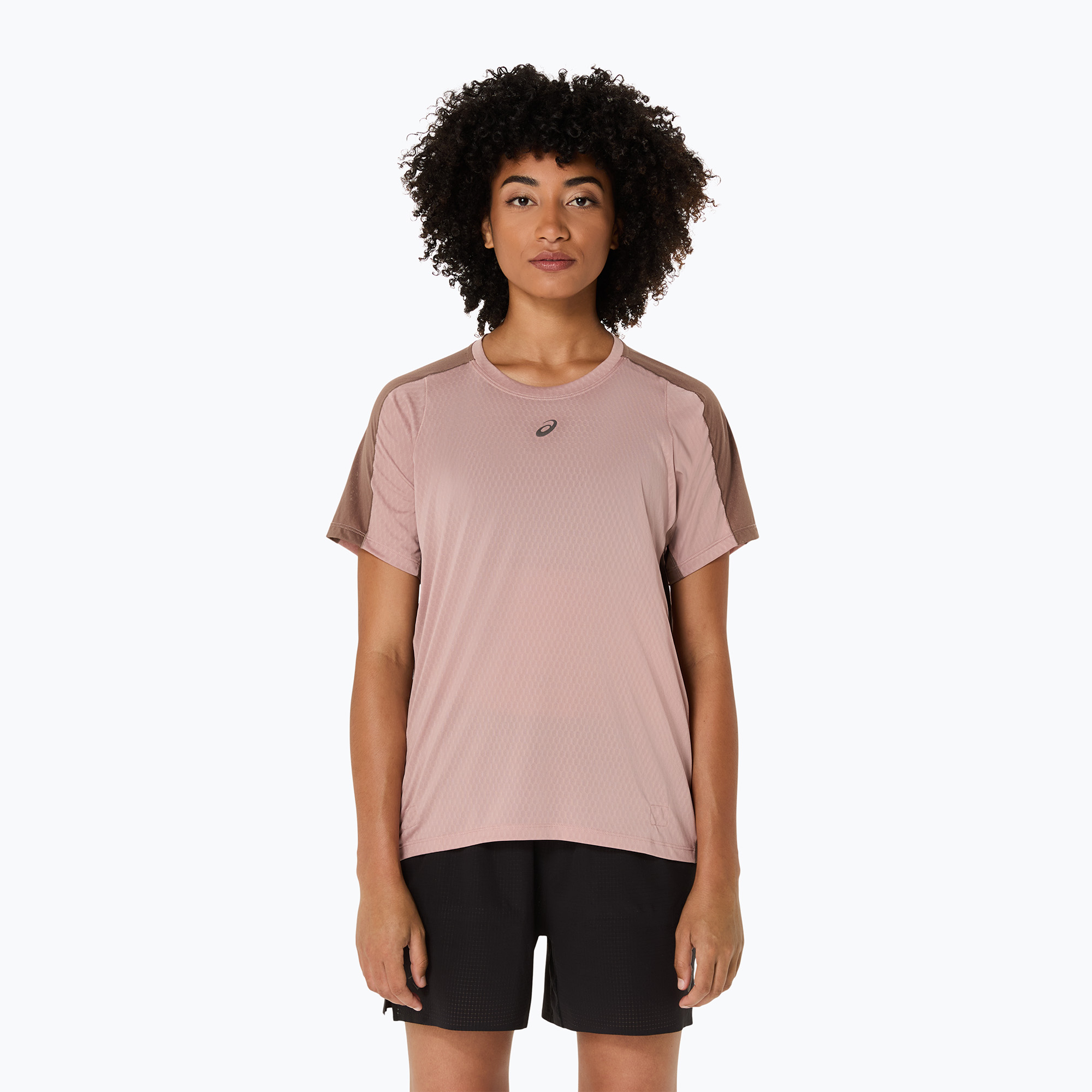 Tricou de alergare pentru femei ASICS Fujitrail Elite Top neutral pink/taupe grey (Fujitrail Elite Top 2012D207-700)