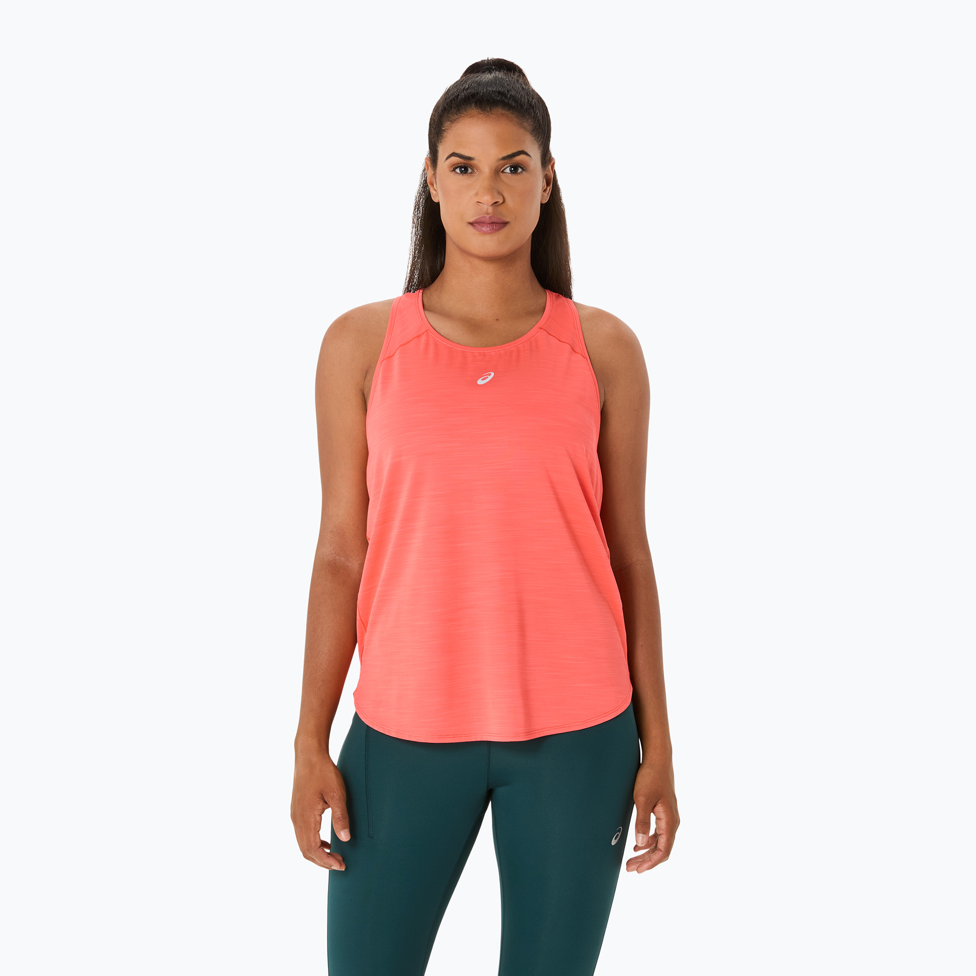 Tank top de alergare pentru femei ASICS Road Tank coral reef