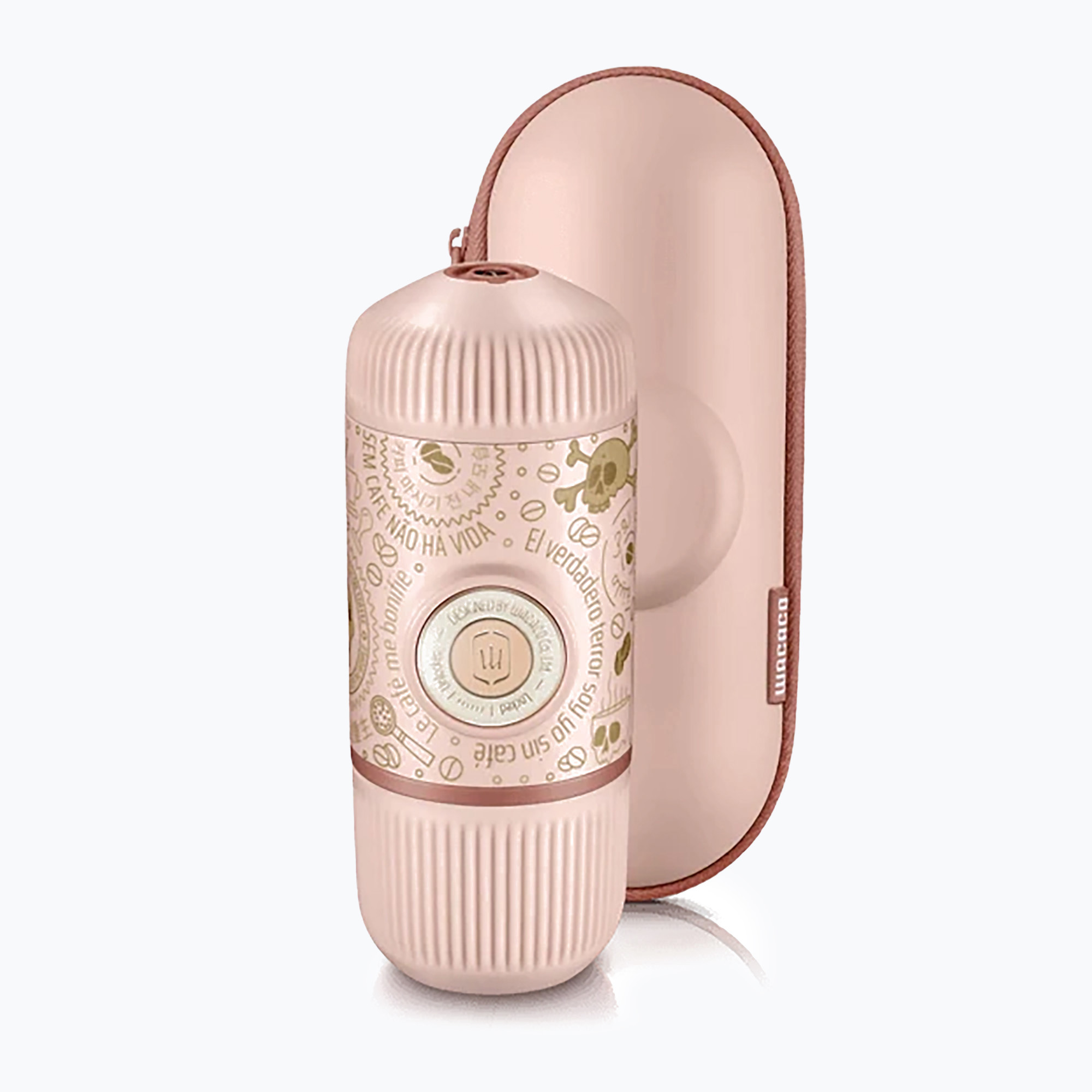 Aparat de cafea portabil Wacaco Nanopresso Dark Souls 80 ml pink
