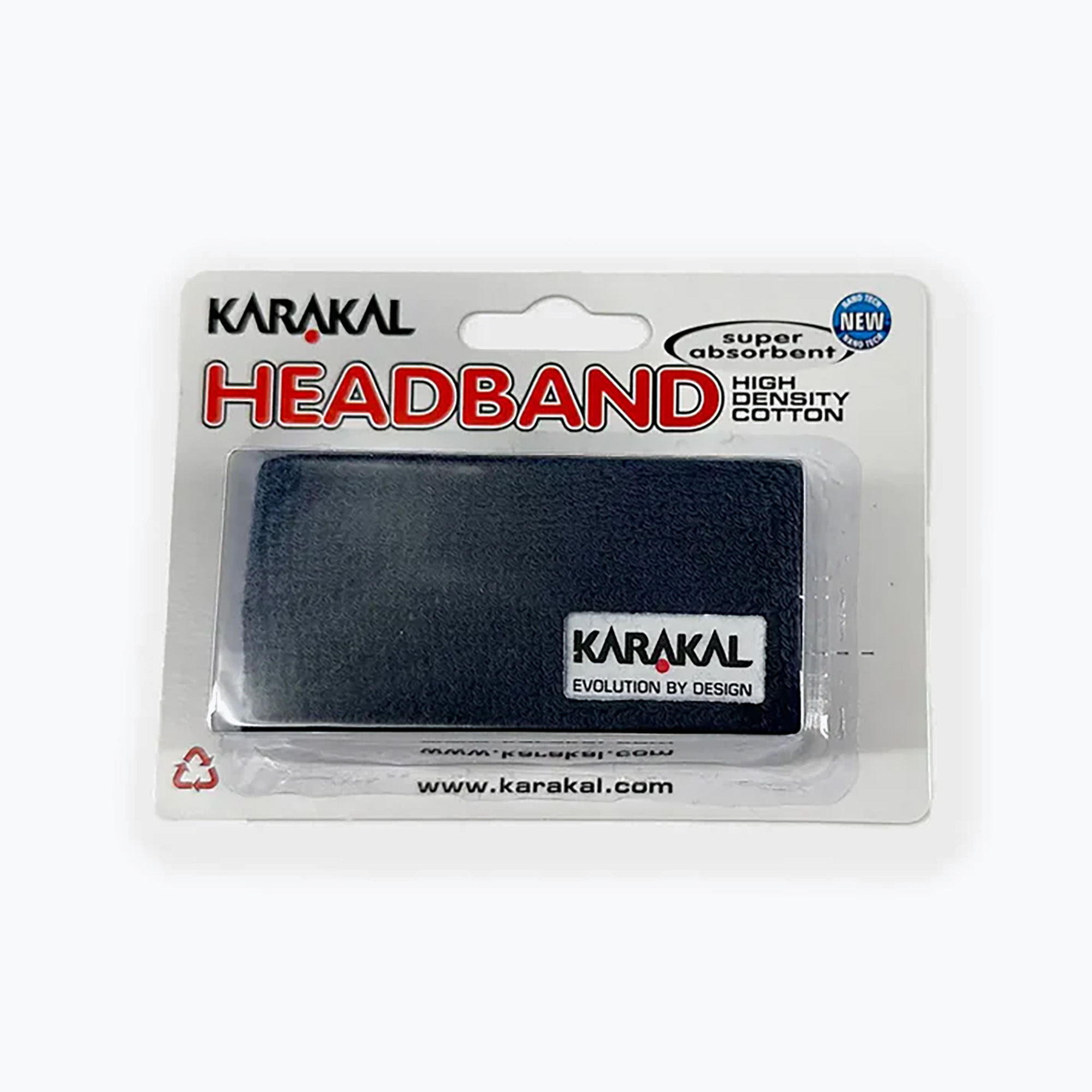 Bandană pentru cap Karakal Headband navy (Headband KAR HEADBA GRA)