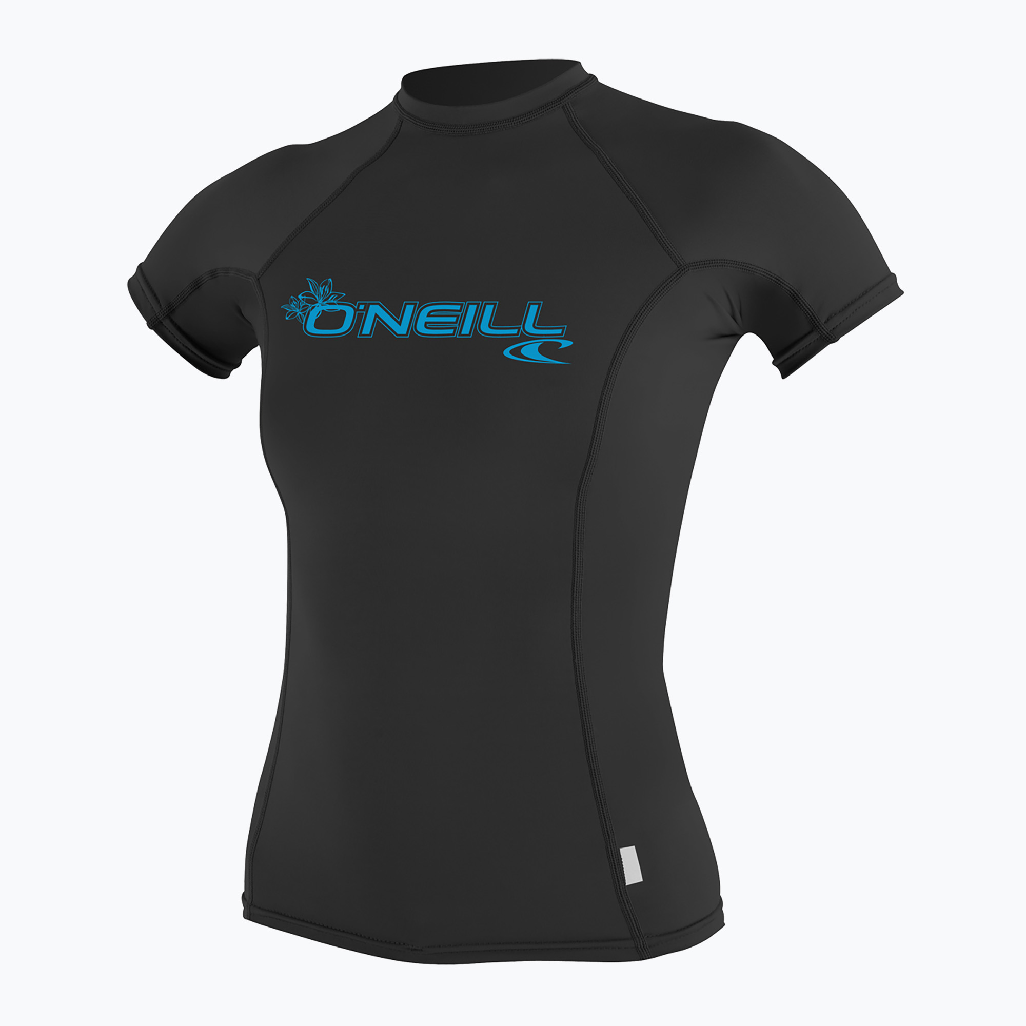 Cămașă de înot pentru femei O'Neill Basic Skins Rash Guard negru 3548 (Basic Skins Rash Guard 3548-002)