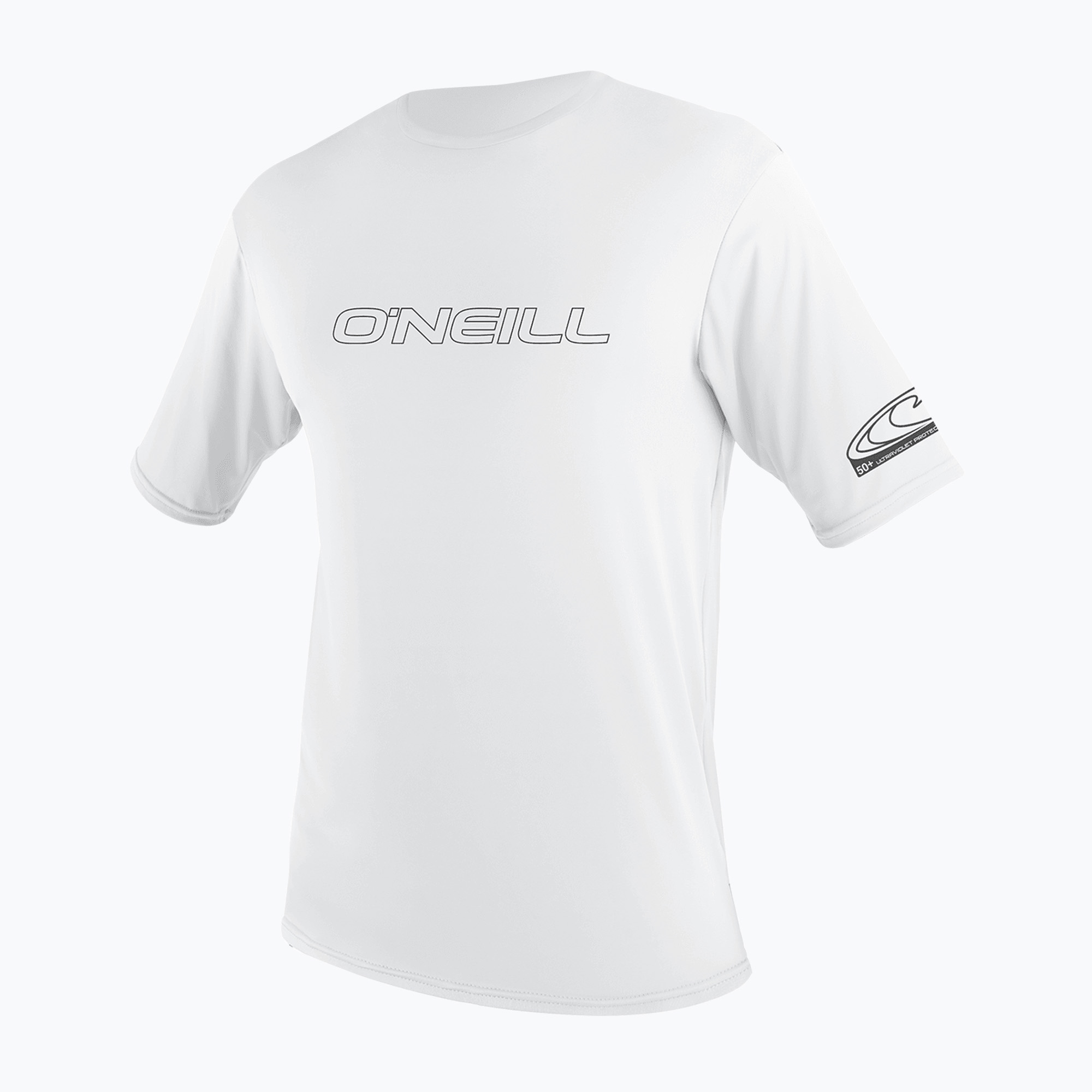 Tricou de înot pentru bărbați O'Neill Basic Skins Sun Shirt alb (Basic Skins Sun Shirt 3402-025)