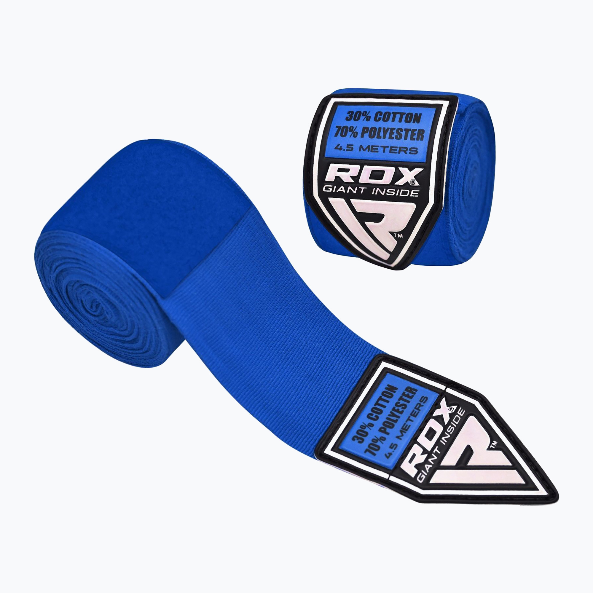 Bandaje de box RDX HWX-RU+ albastru (Hand Wraps Plus HWX-RU+)